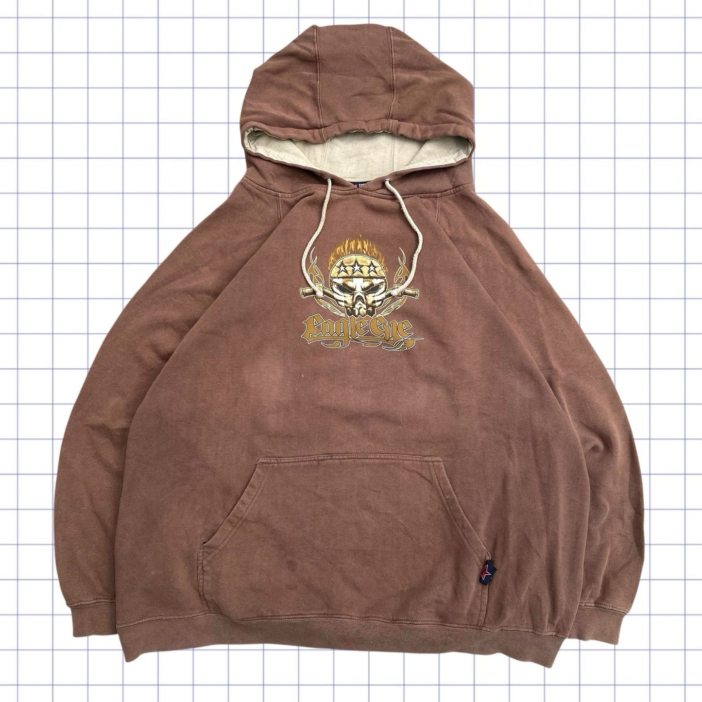 Vintage Jnco Style Skull Hoodie - L