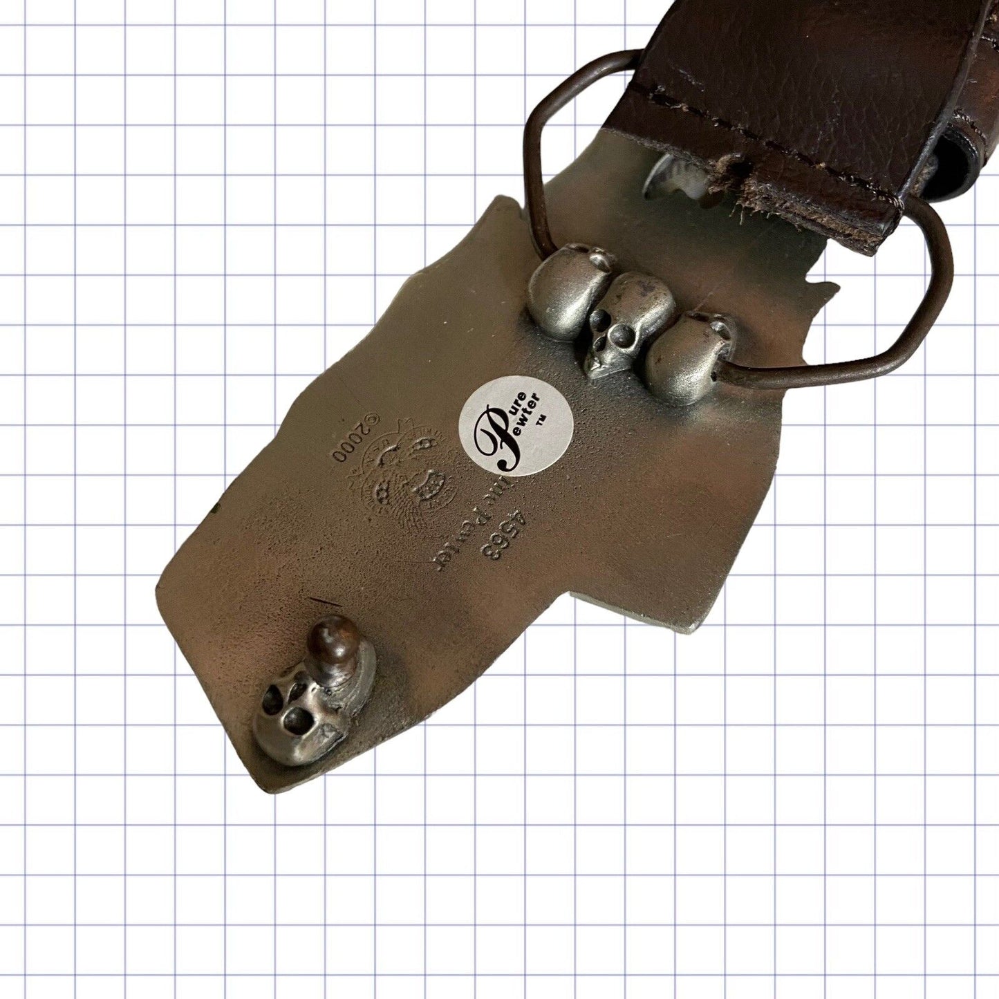 Jnco Style Flaming Dice Belt