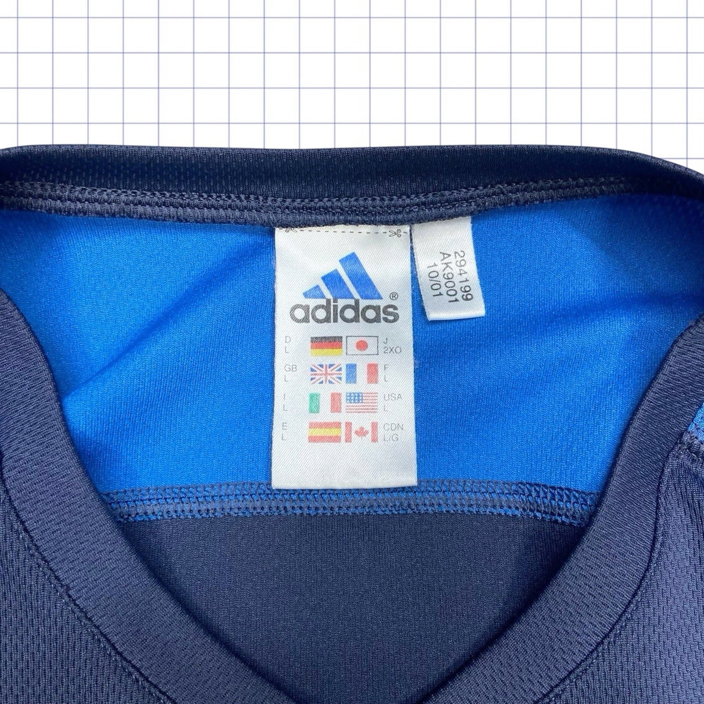 Vintage Adidas Sports Long Sleeve Shirt - M