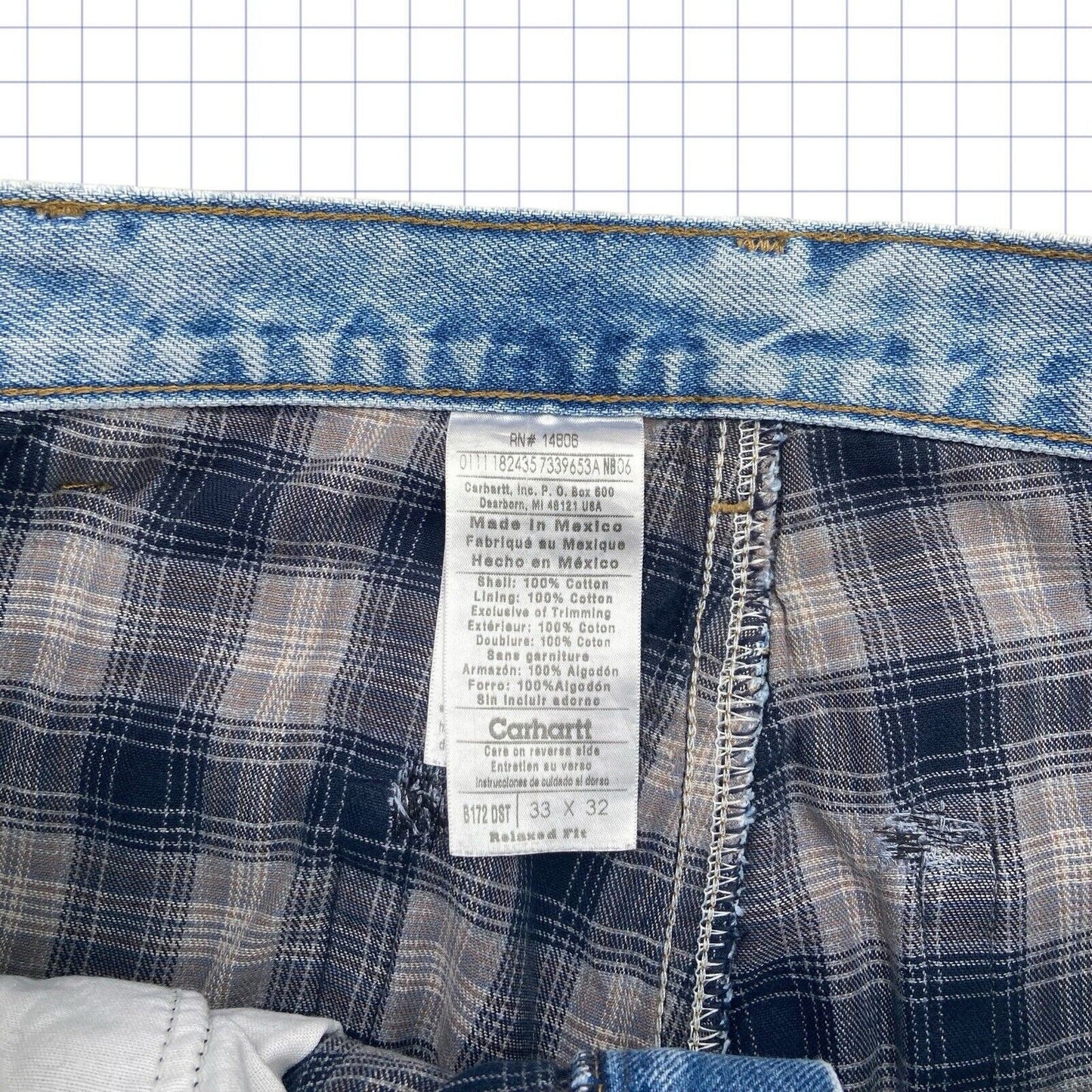 Vintage Carhartt Pleated Trousers - 32x32