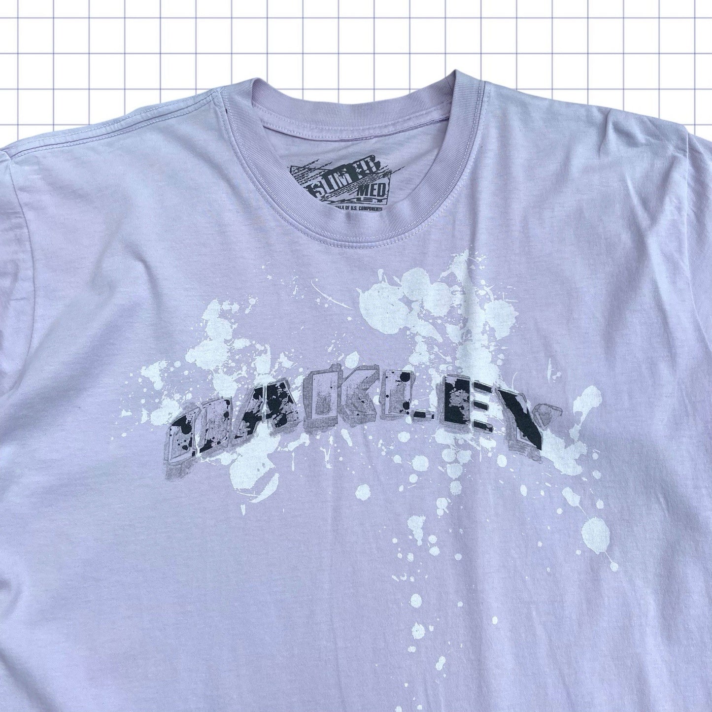 Early 2000s Oakley Spellout Tshirt - M