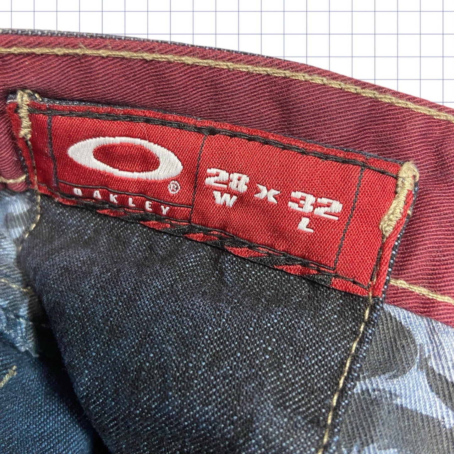 Deadstock Vintage Oakley Skull Jeans - 28W