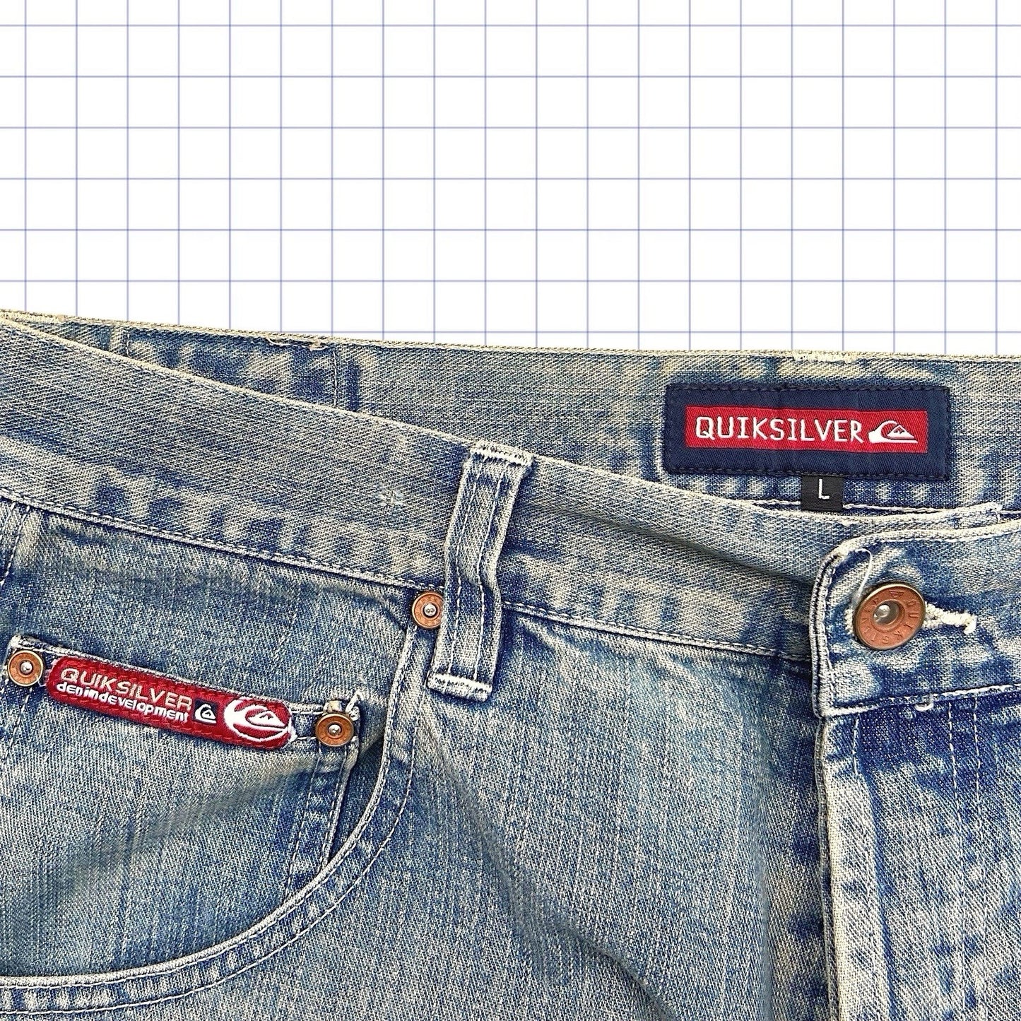 Calça jeans vintage Quiksilver - tamanho 35W