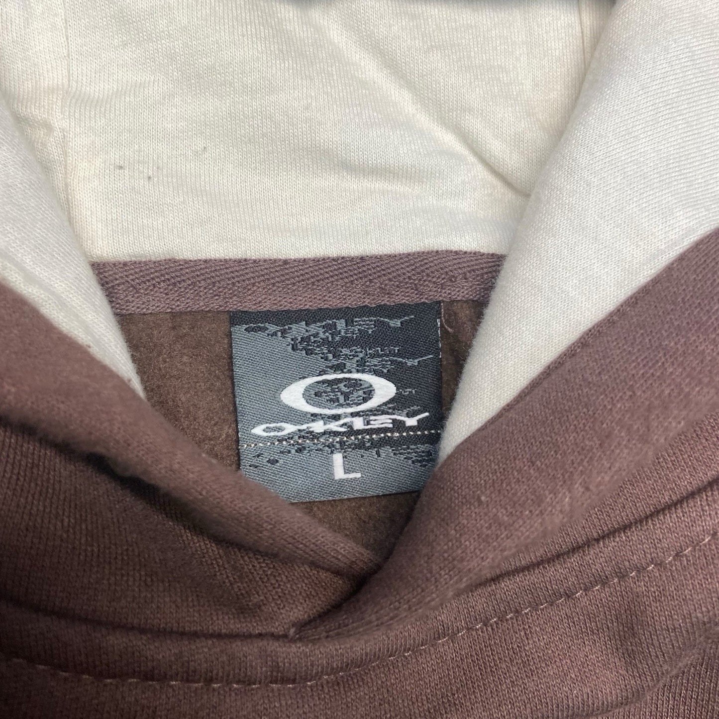 Vintage Oakley Big Logo Hoodie - L