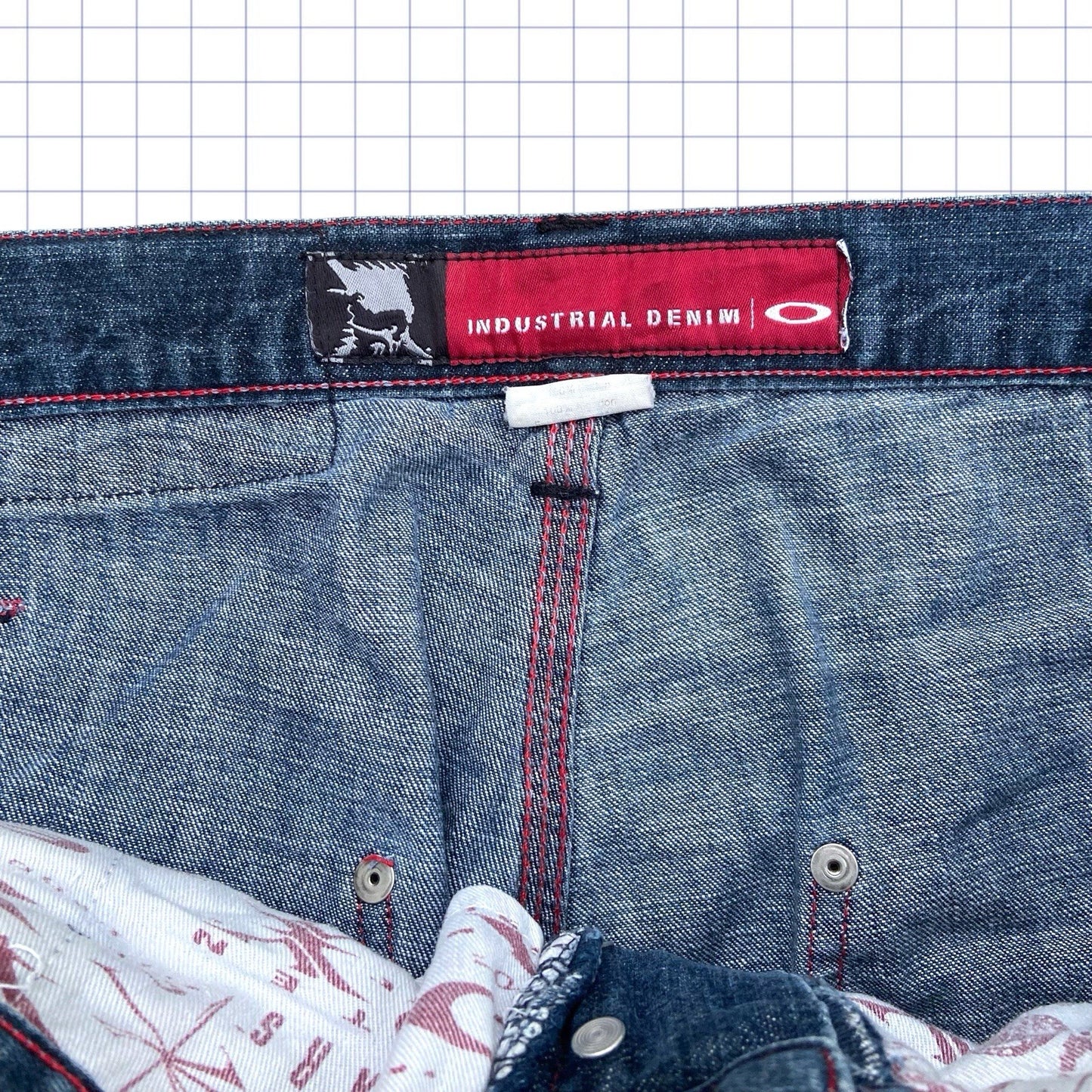 Vintage Oakley Skull Jorts - 34W