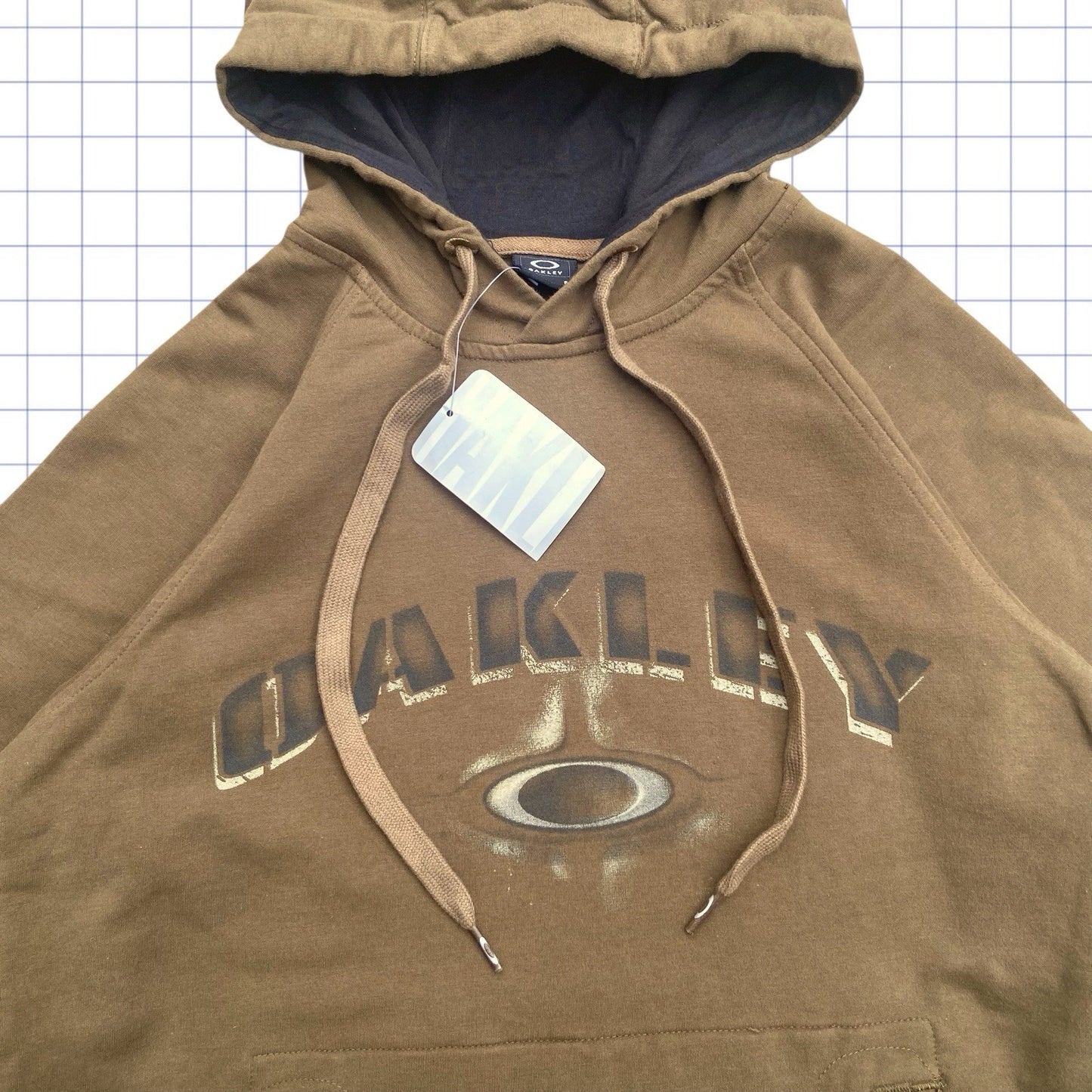 Deadstock Vintage Oakley Spellout/Logo Hoodie - S