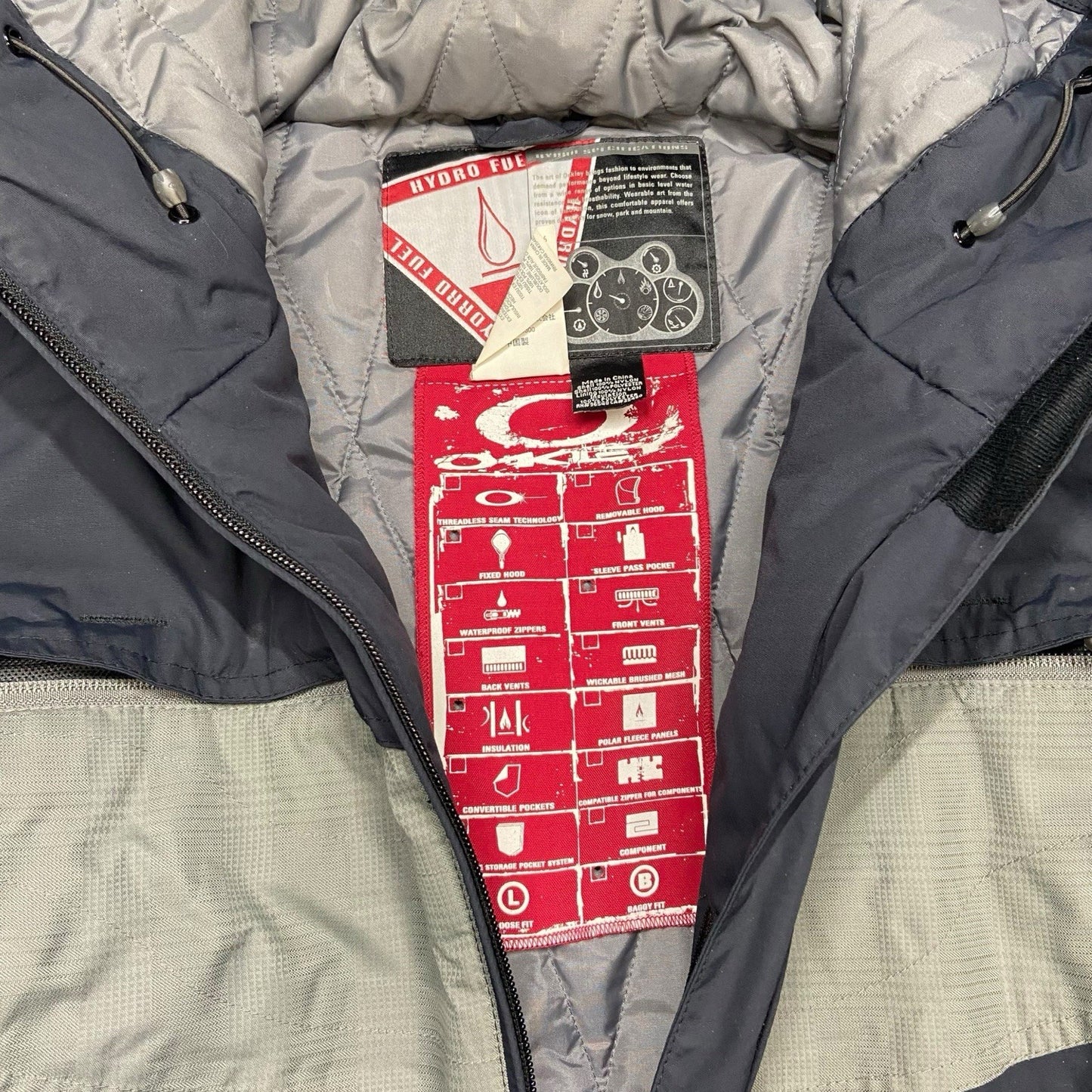 Vintage Oakley Software Hydro Fuel Jacket - XL