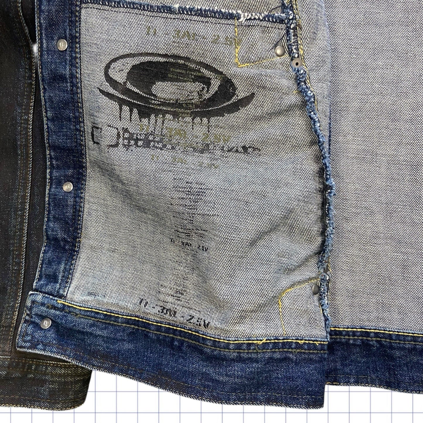 Vintage Oakley Metal X Salvage Denim Jacket - L