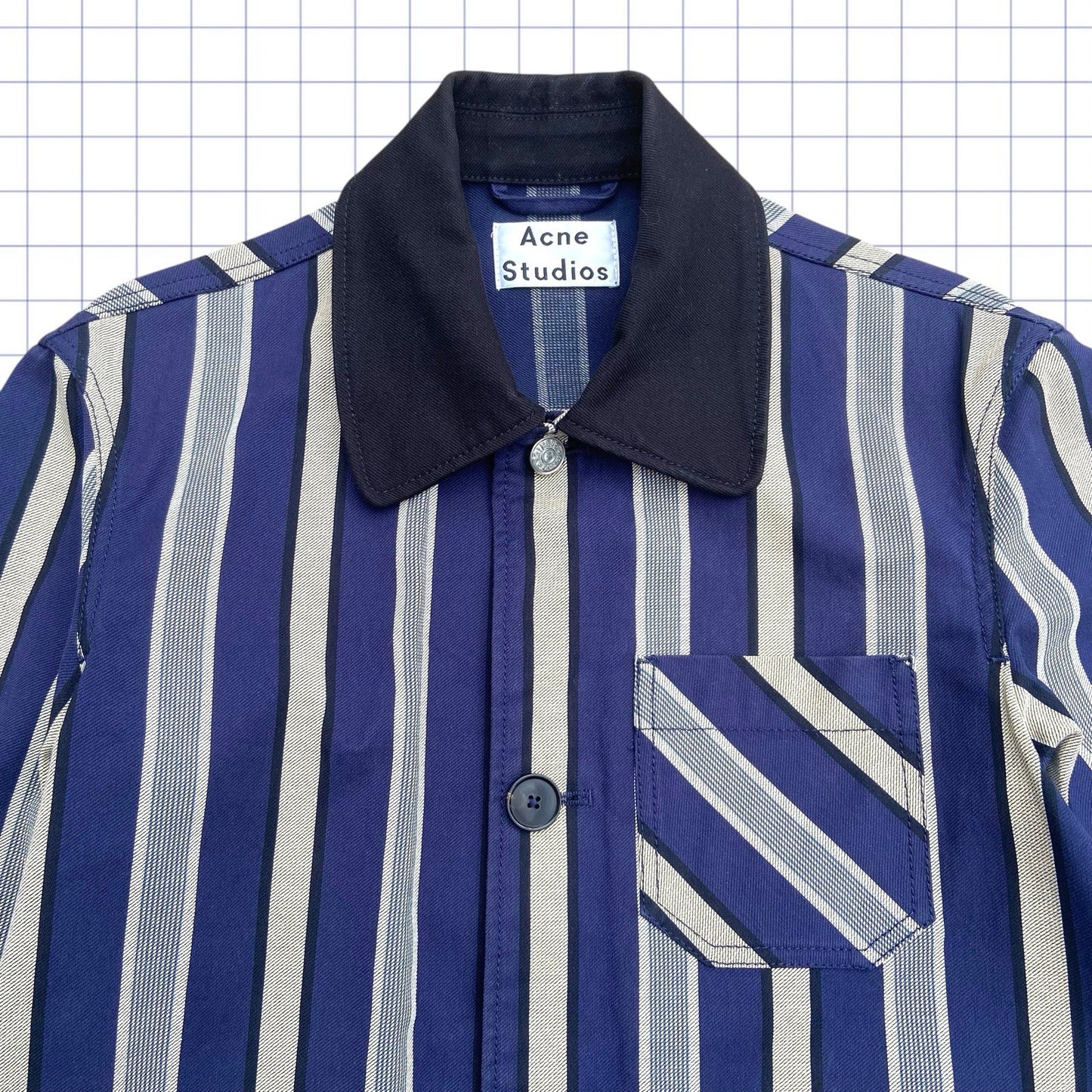 Acne Studios Stripe Moss Jacket - S