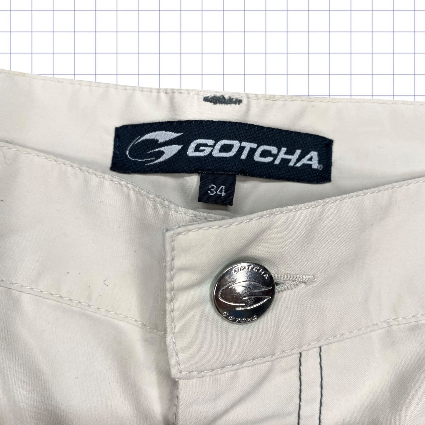 Y2K Gotcha Board Shorts - 34W