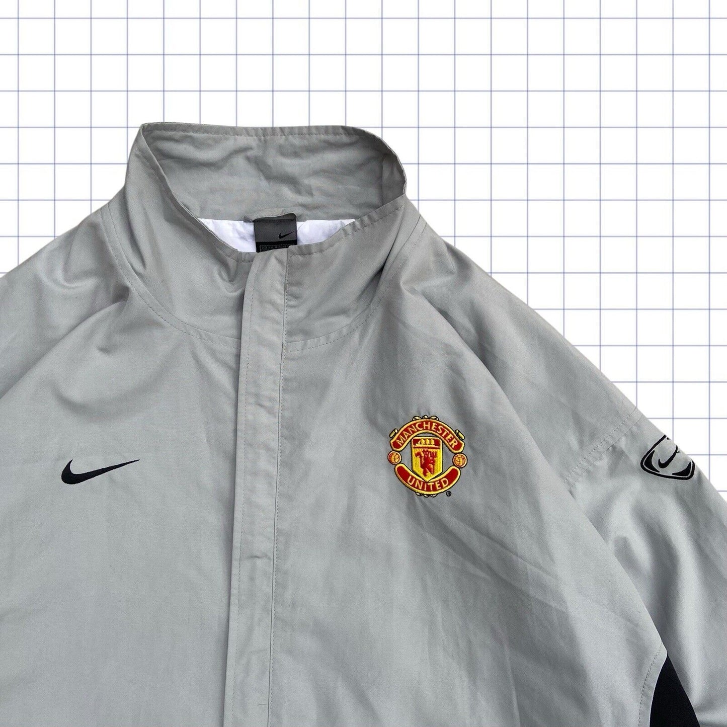 Early 2000s Nike Man Utd Track Top - L/XL