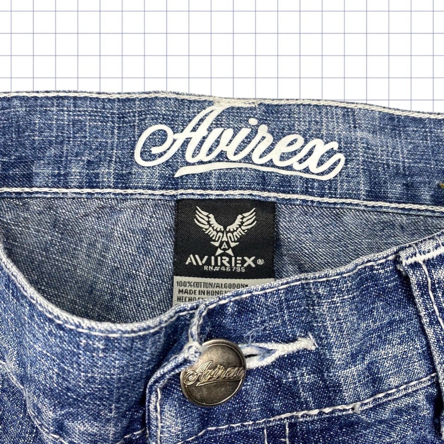 Vintage 2000s Avirex Jorts -32W