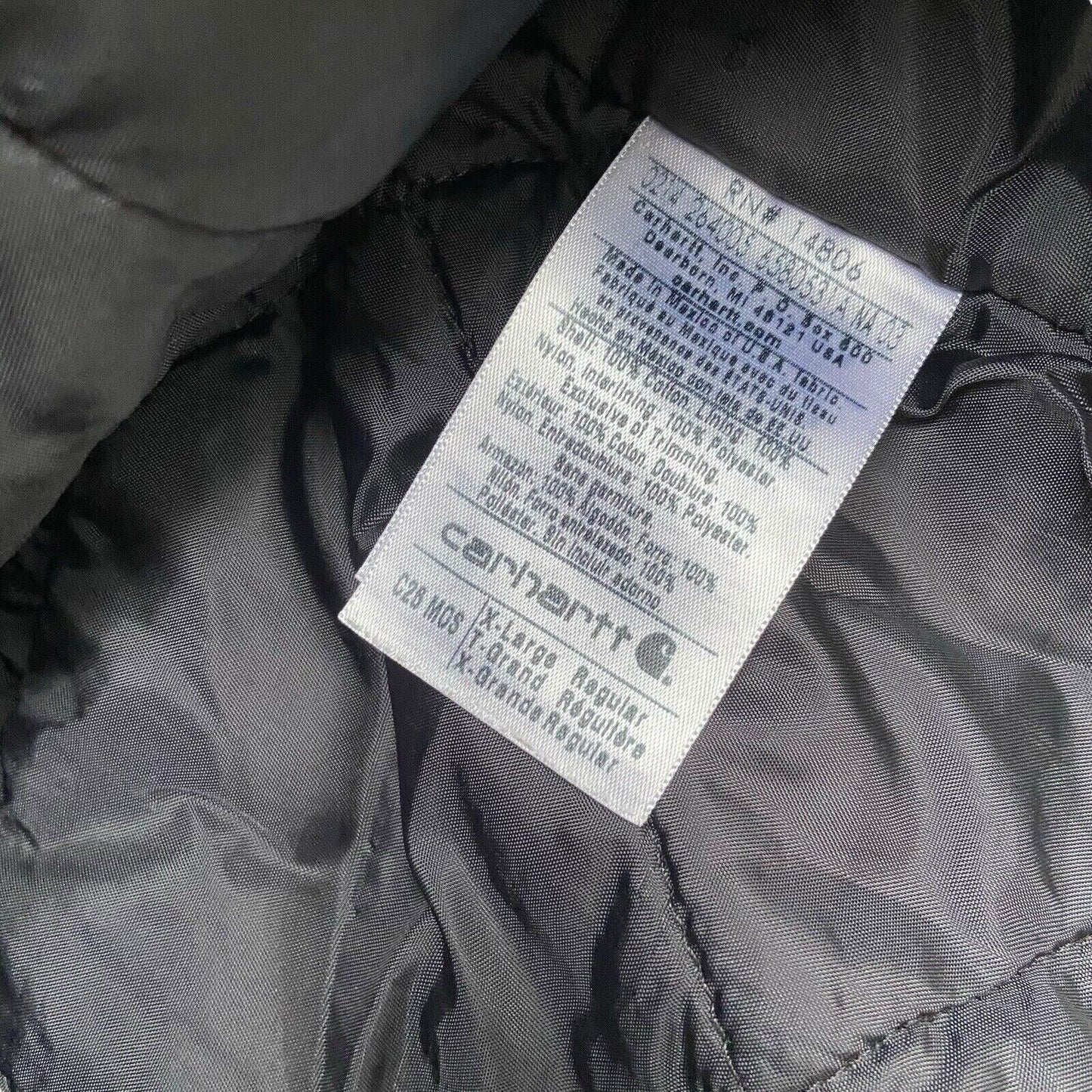Vintage Carhartt Artic Duck Padded Detroit Jacket - XL