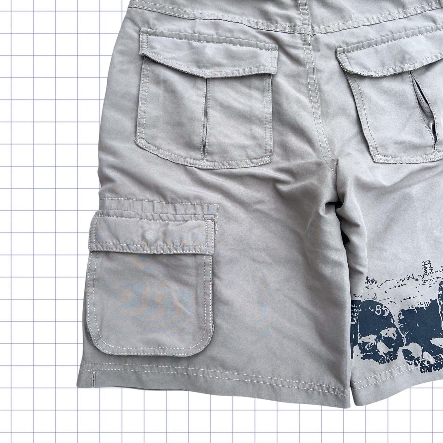 Vintage Jnco Skull Shorts - 30W