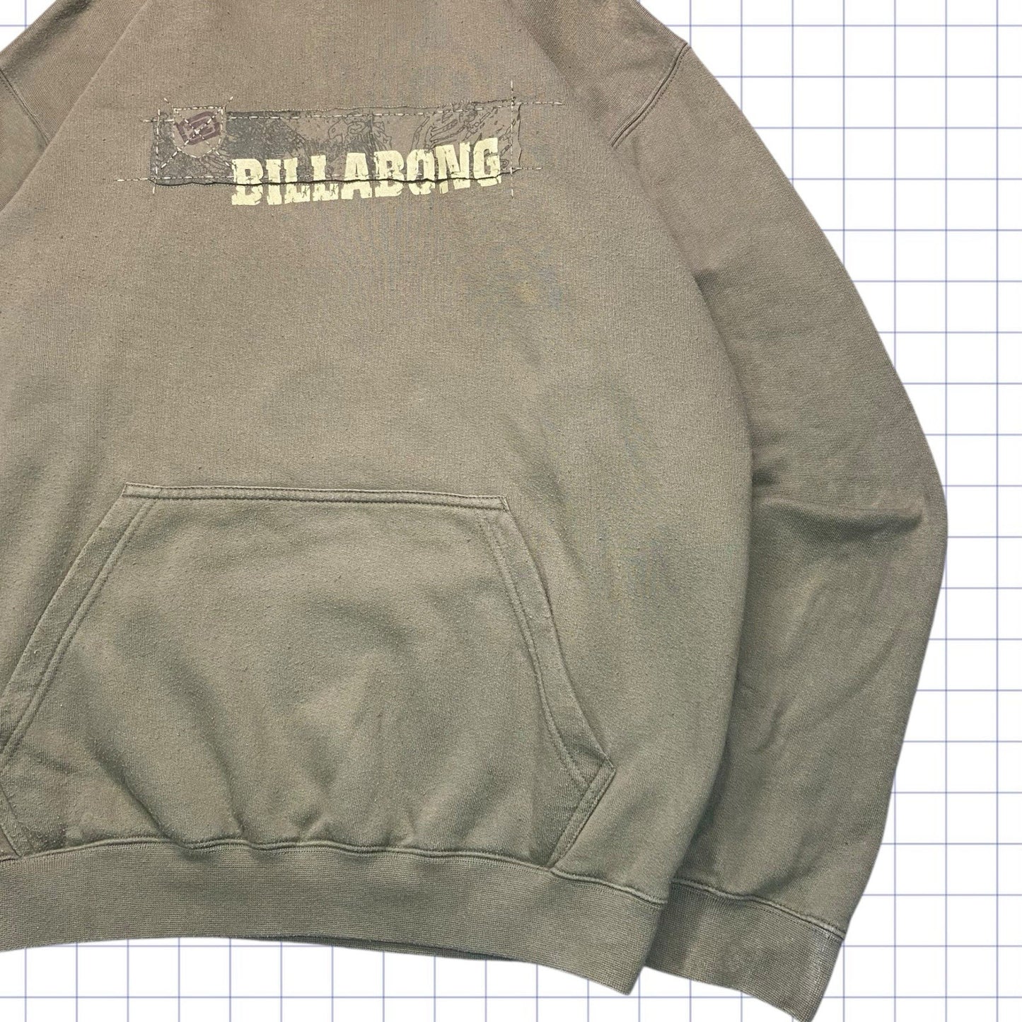 Vintage Billabong Spellout Hoodie - M