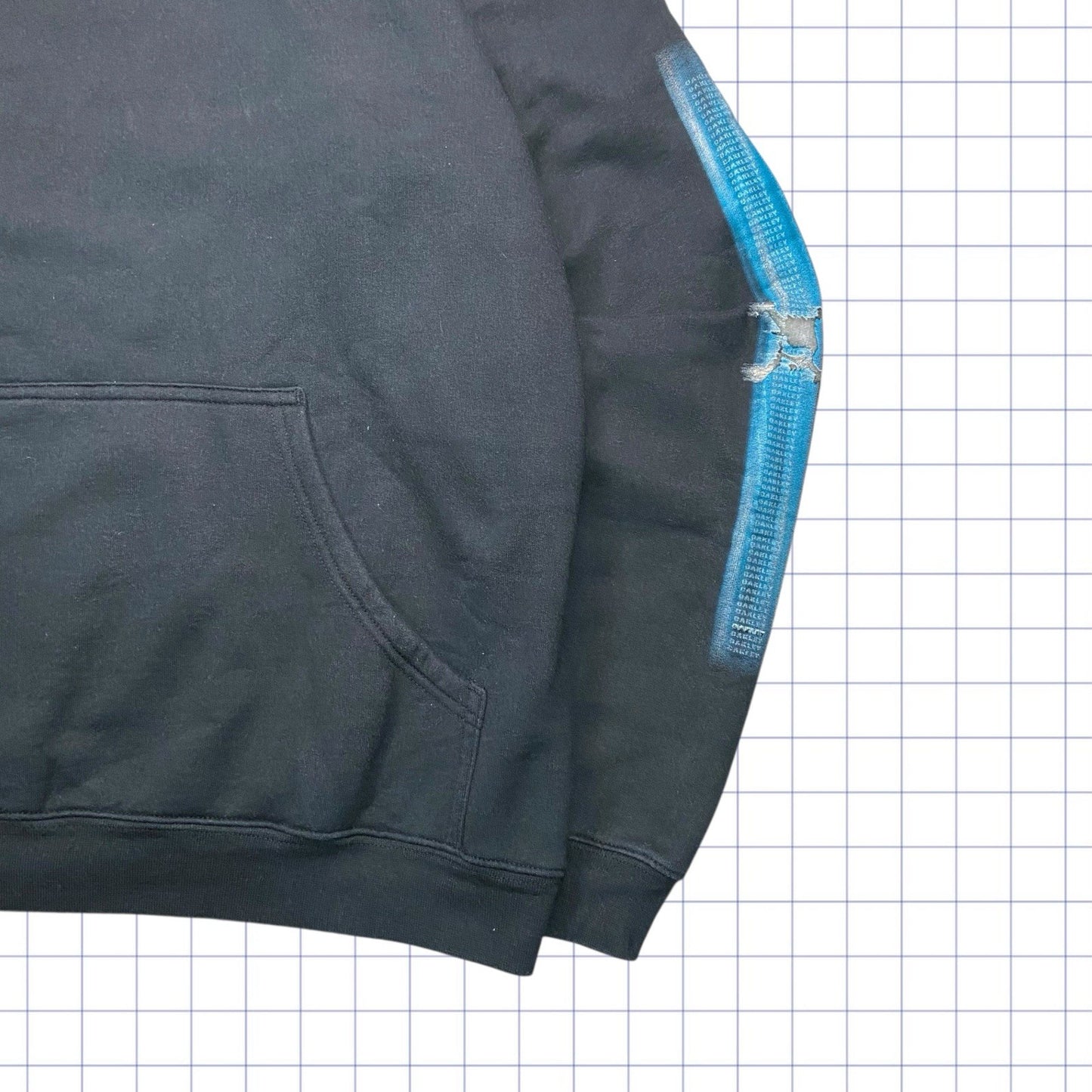 Vintage Oakley Software Skull Hoodie - L
