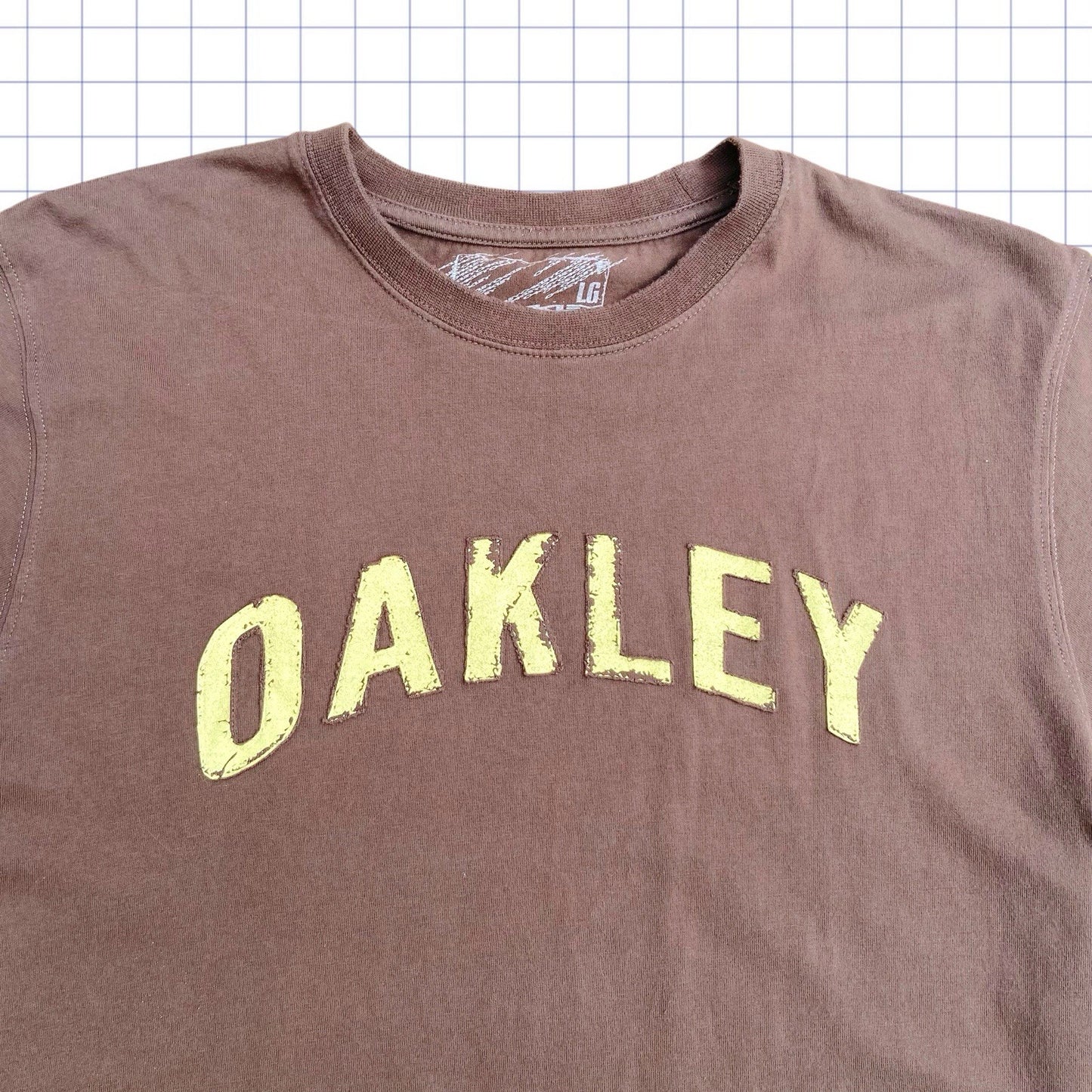 00s Oakley Spellout Tshirt - L