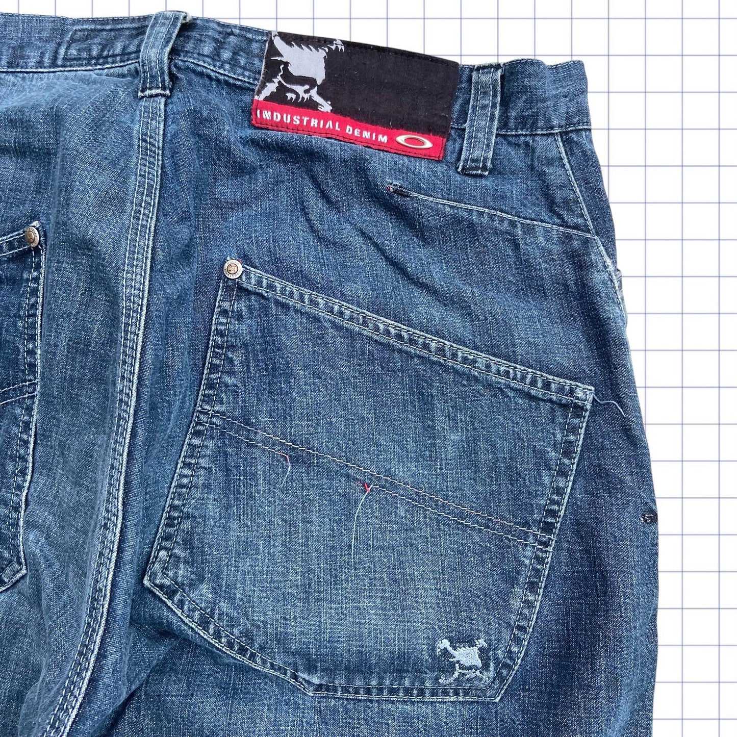 Vintage Oakley Skull Jorts - 34W