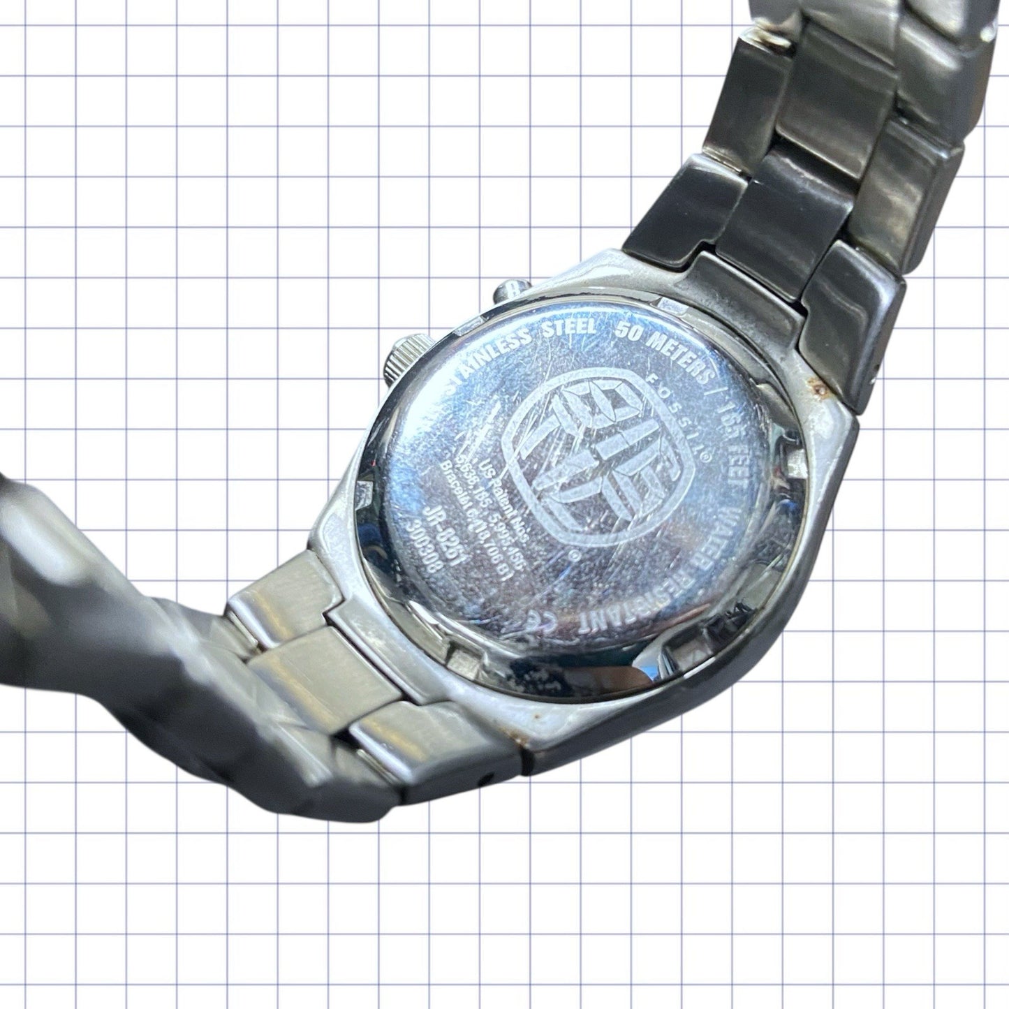 Fossil Flaming Dice Big Tic Watch