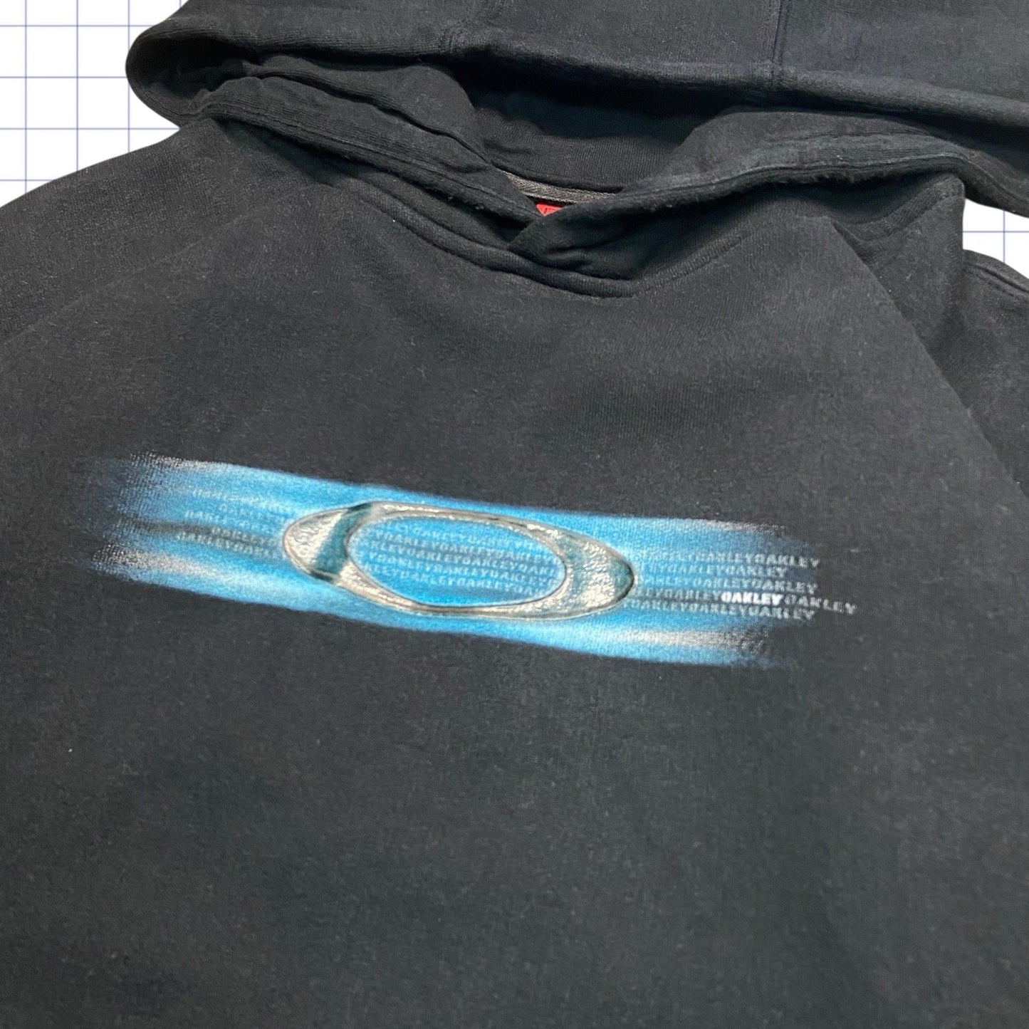 Vintage Oakley Software Skull Hoodie - L