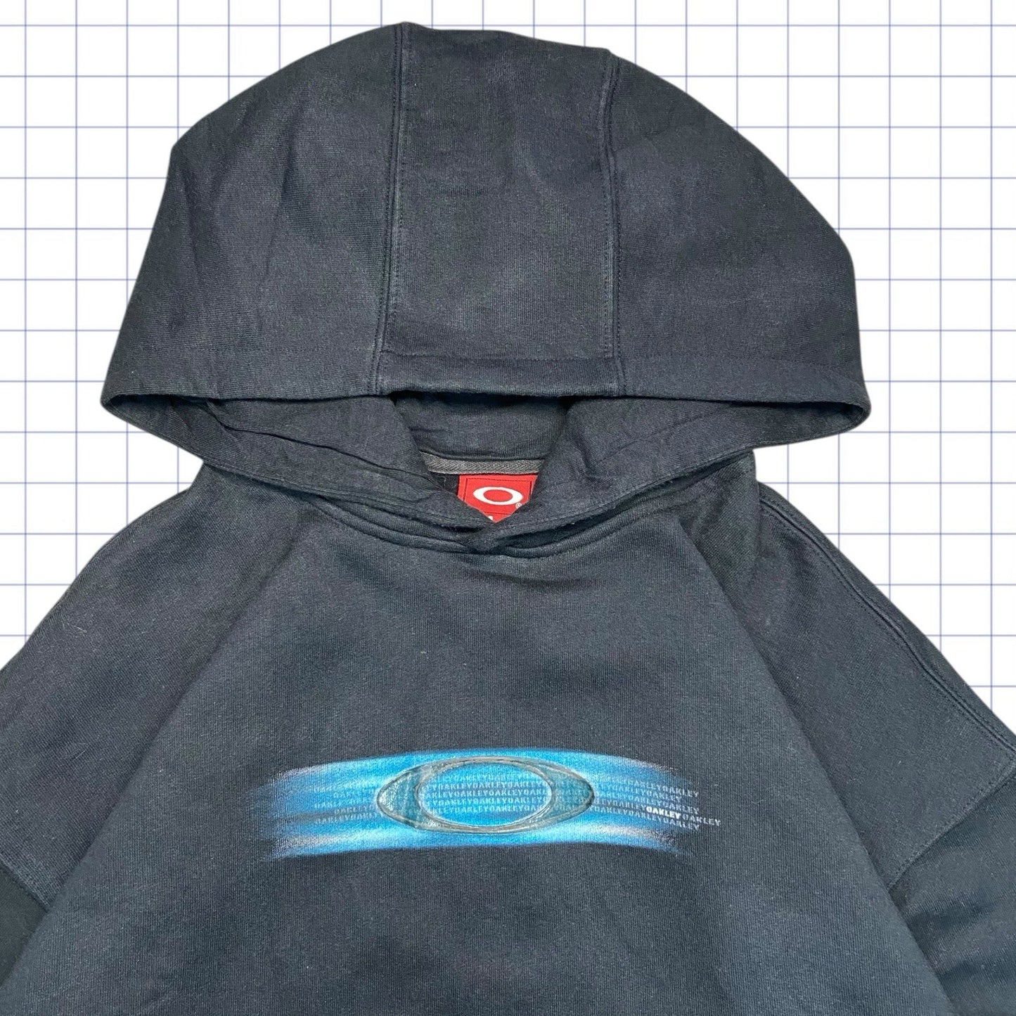 Vintage Oakley Software Skull Hoodie - L