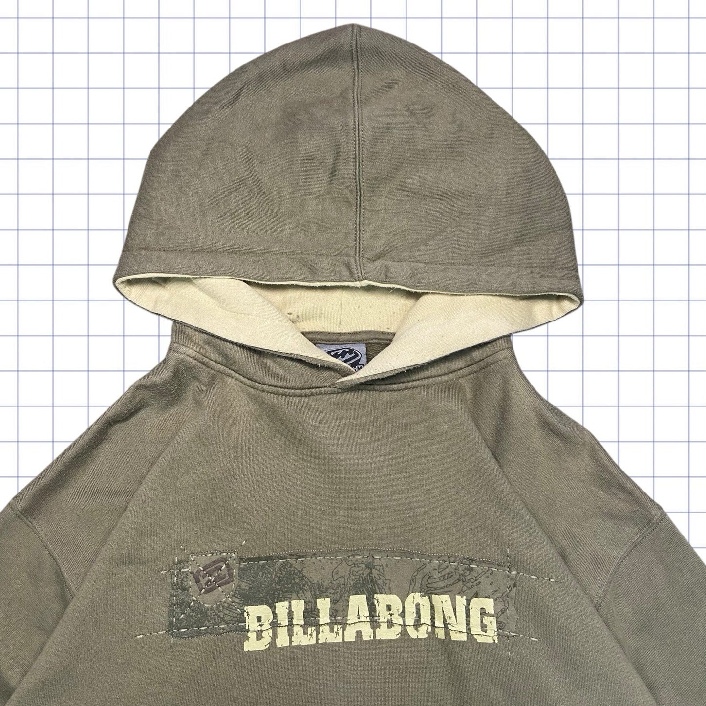 Vintage Billabong Spellout Hoodie - M