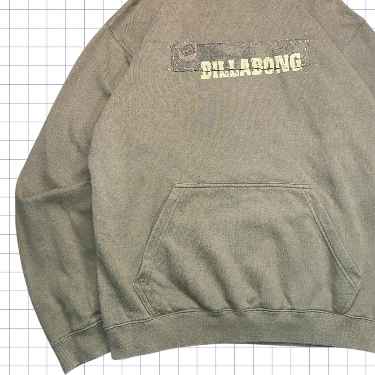 Vintage Billabong Spellout Hoodie - M