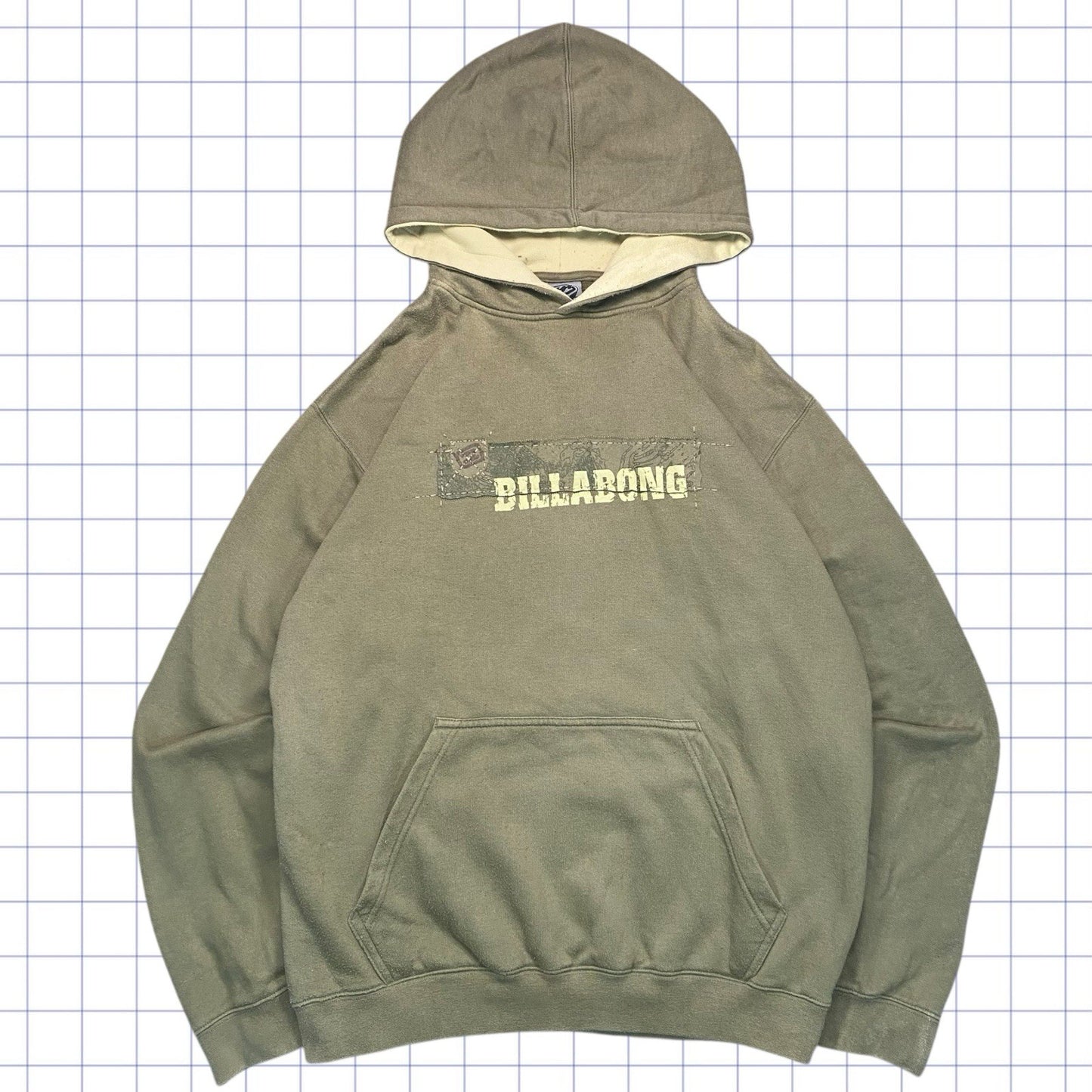 Vintage Billabong Spellout Hoodie - M