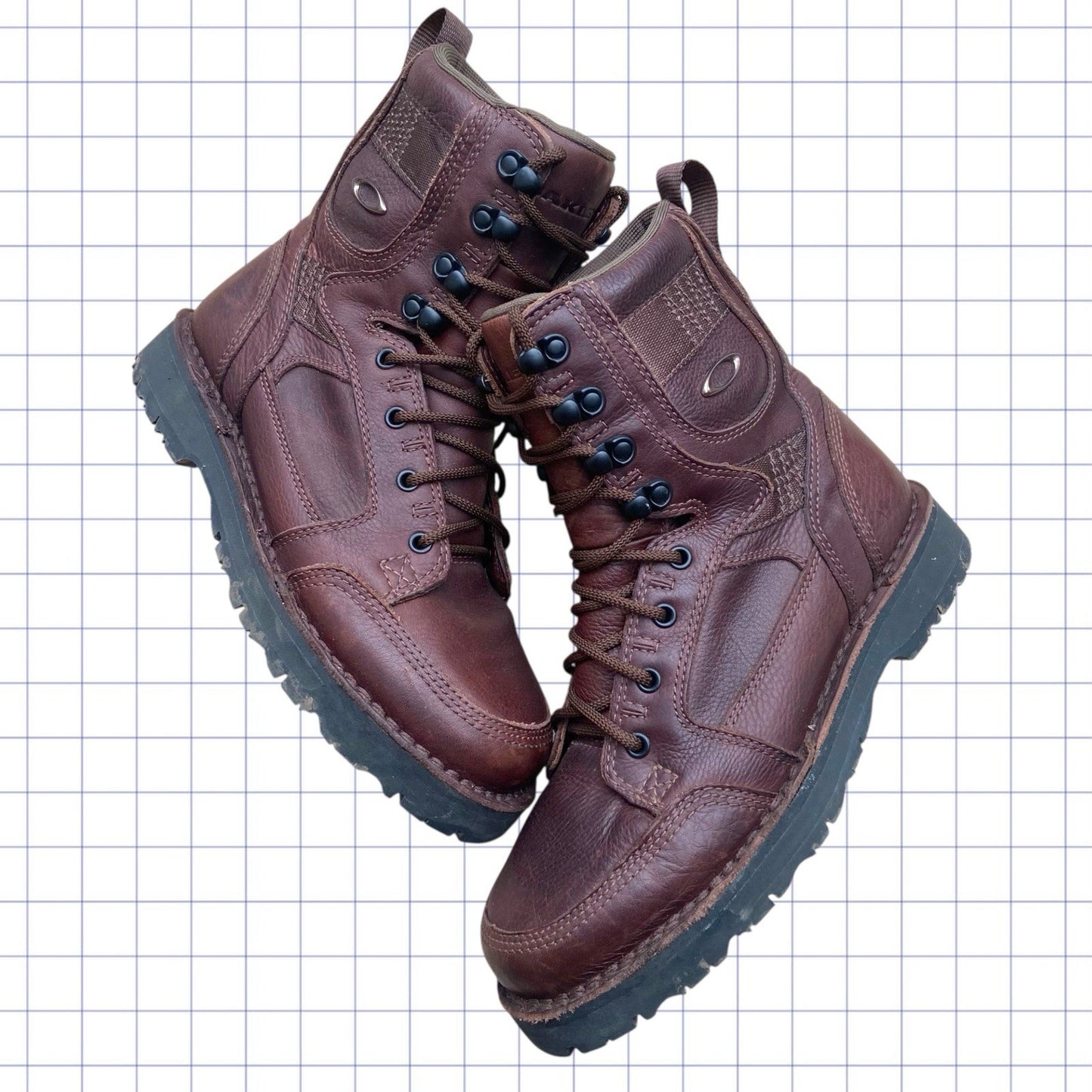 Vintage Oakley Leather Boots - UK 7