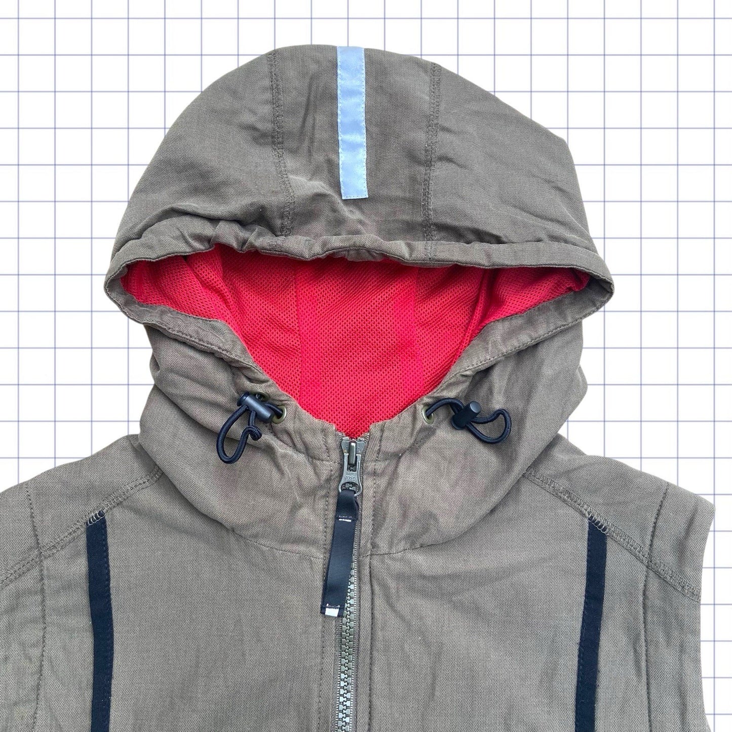 Early 2000s Nike Hooded Gilet - S