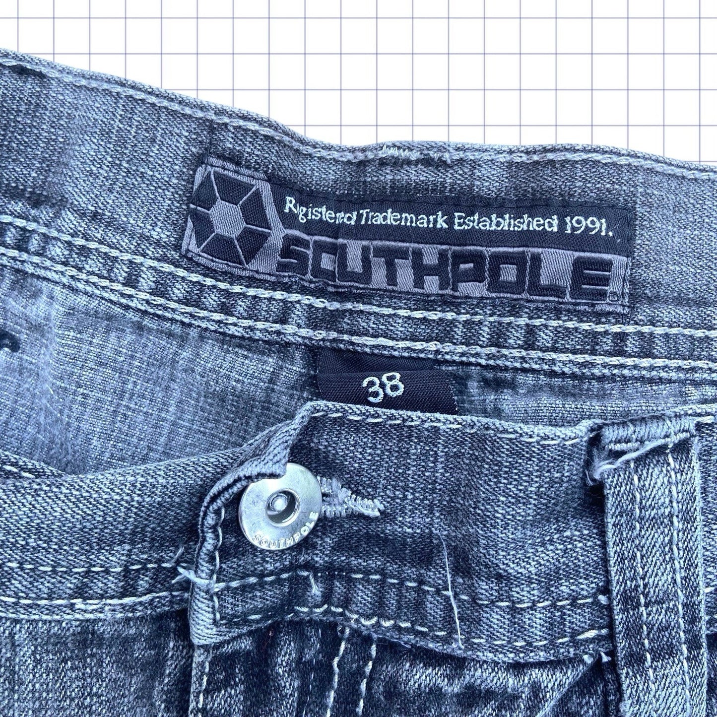 Vintage Southpole Brown Tab Jorts - 38W
