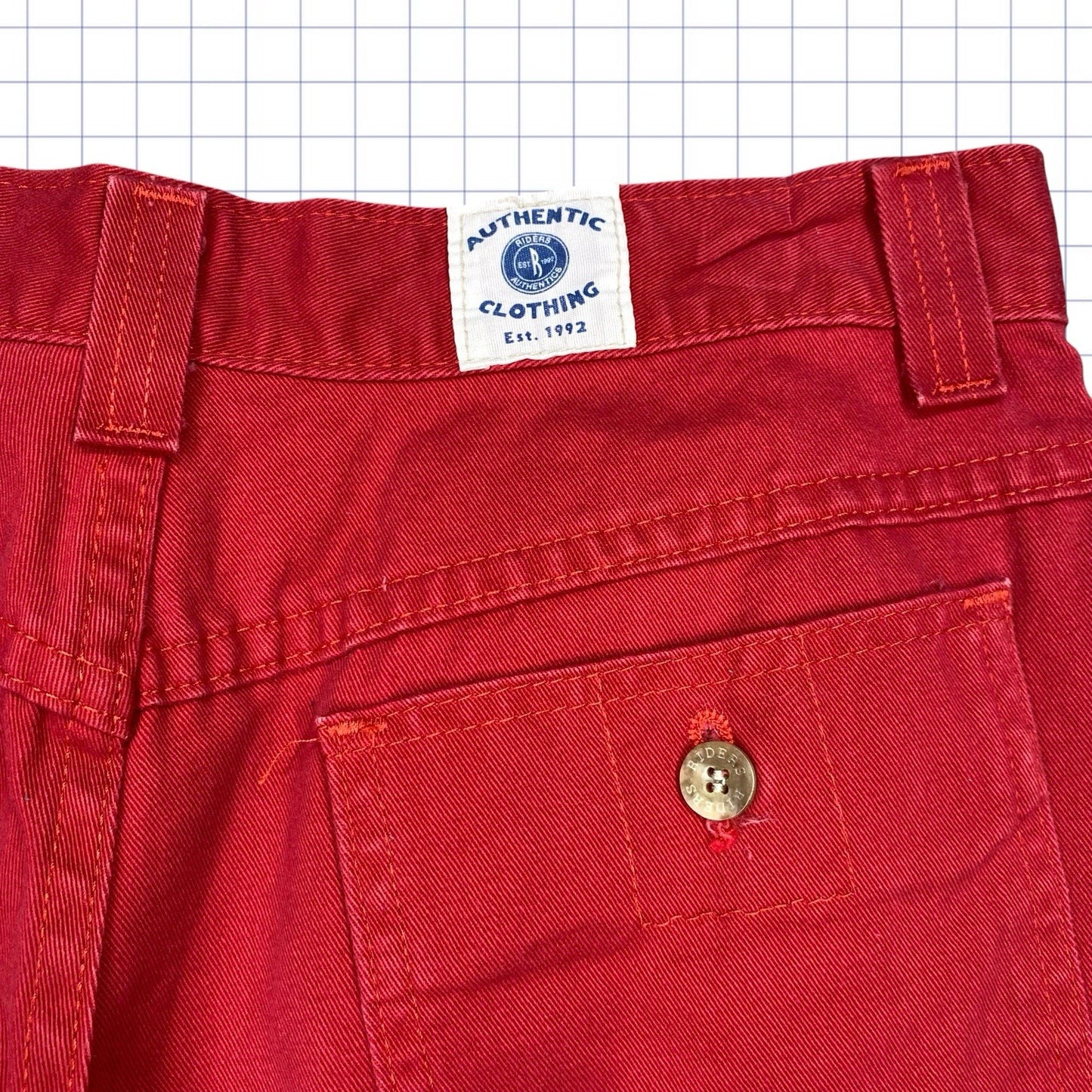 Vintage Button Pocket Shorts - 30W