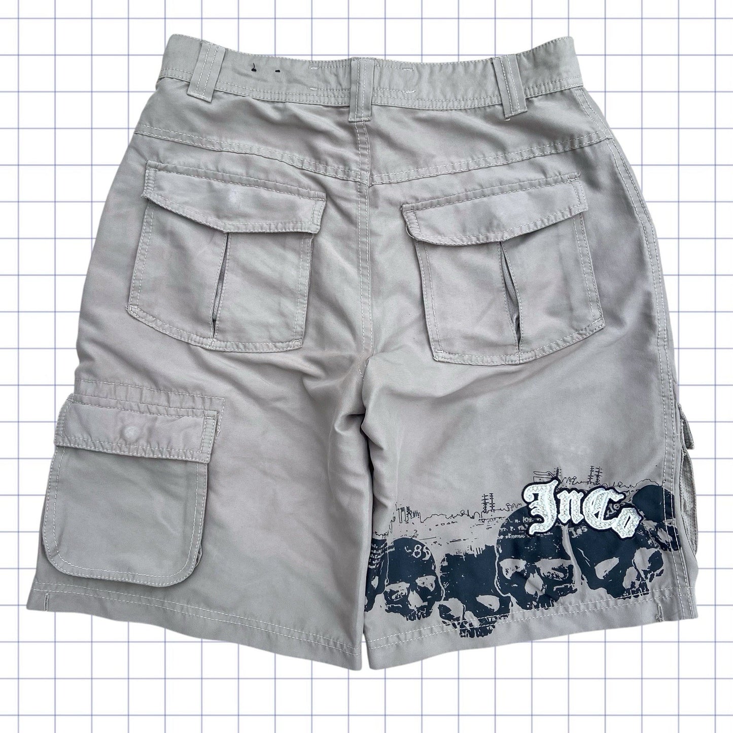 Vintage Jnco Skull Shorts - 30W
