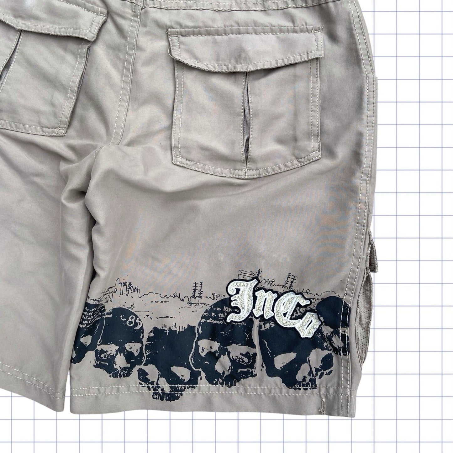 Vintage Jnco Skull Shorts - 30W
