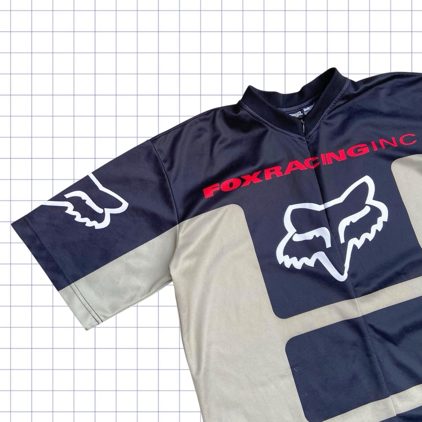 Vintage Fox Racing Cyclist T-Shirt - L
