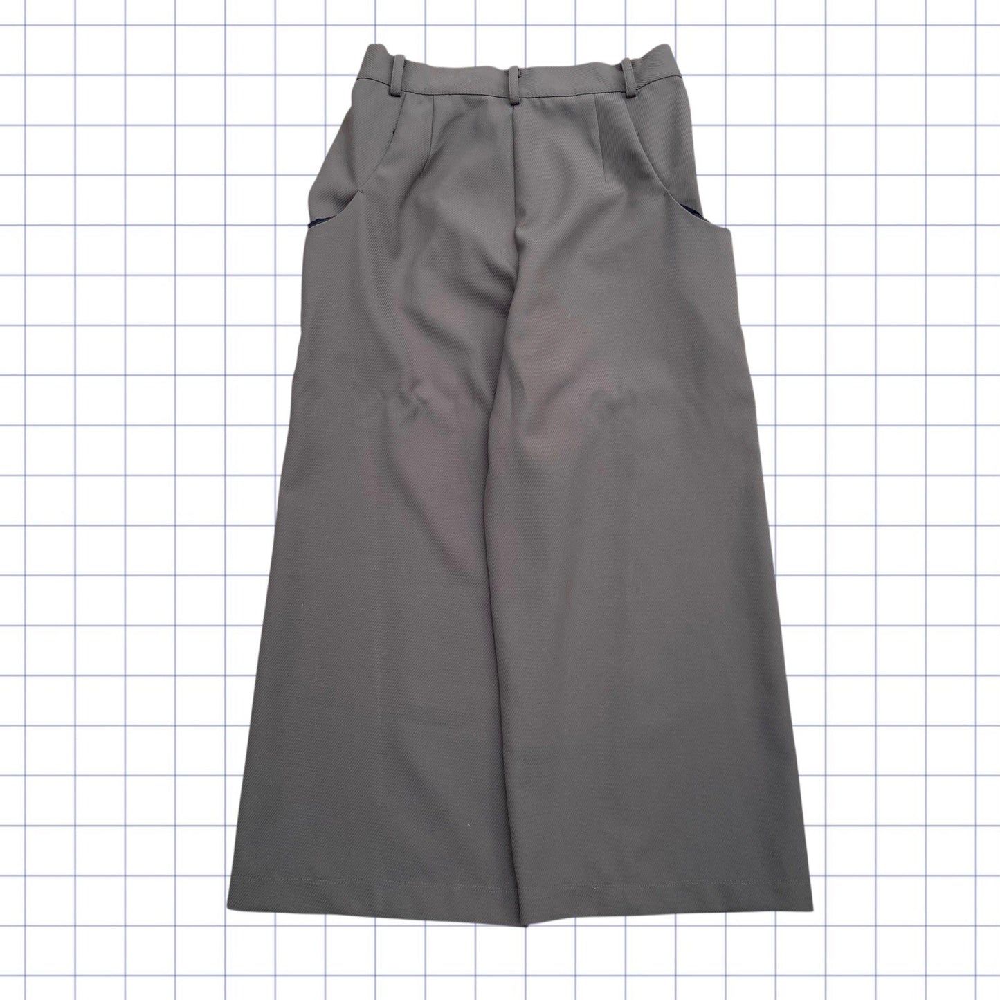 Smart Japanese Style Panelled Trousers - 32W