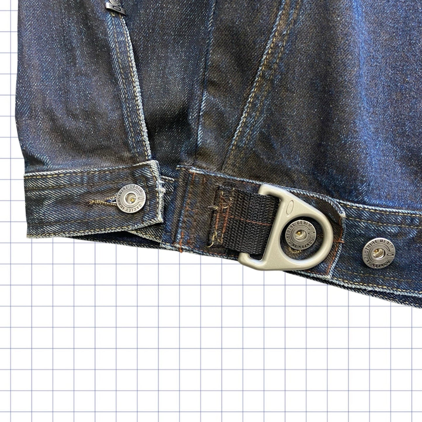 Vintage Oakley Metal X Salvage Denim Jacket - L