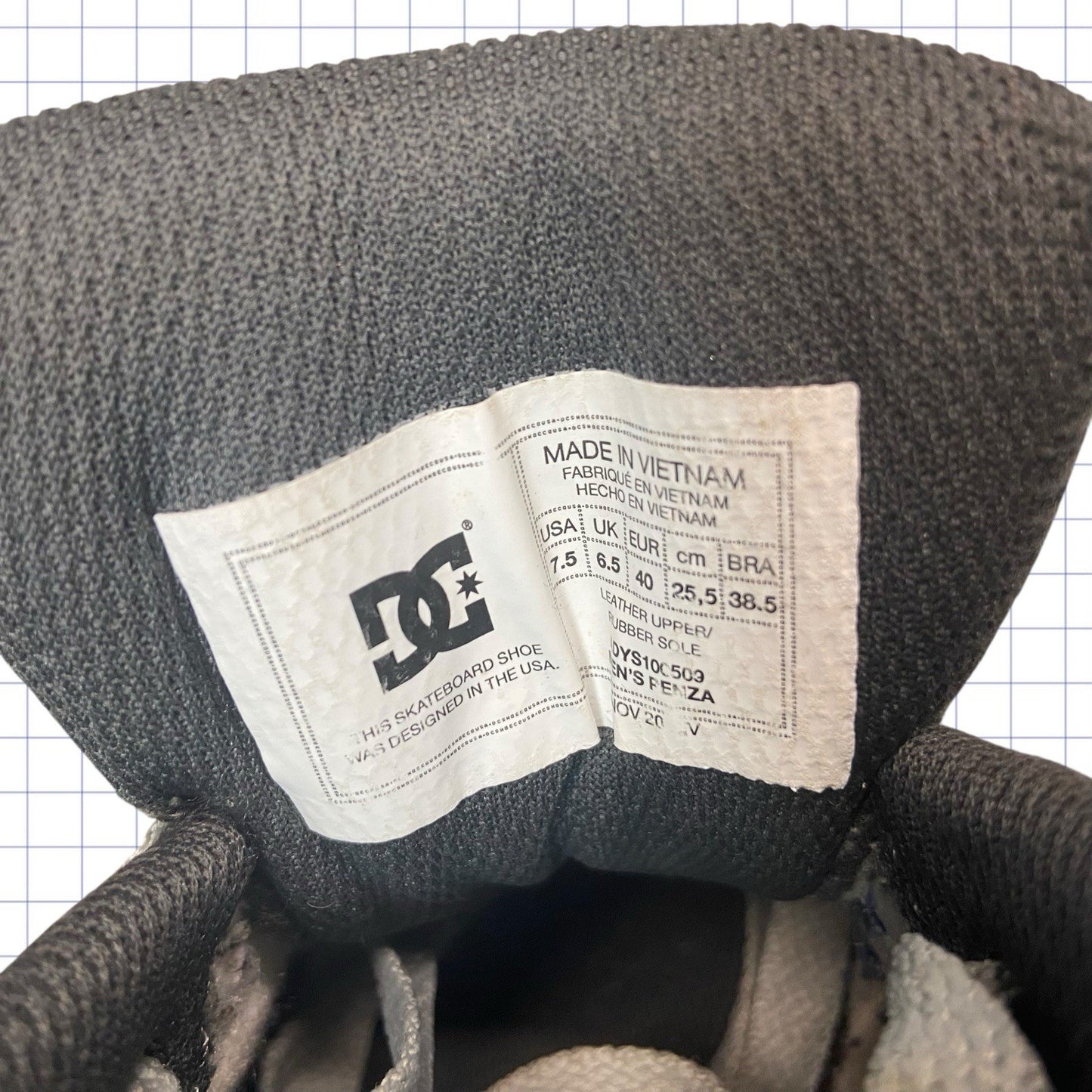 Tênis vintage DC Chunky - Tamanho 6,5 (Reino Unido)