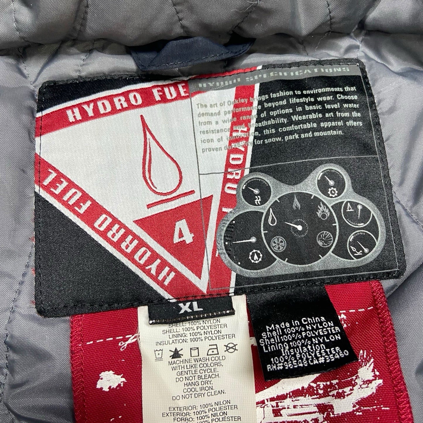 Vintage Oakley Software Hydro Fuel Jacket - XL