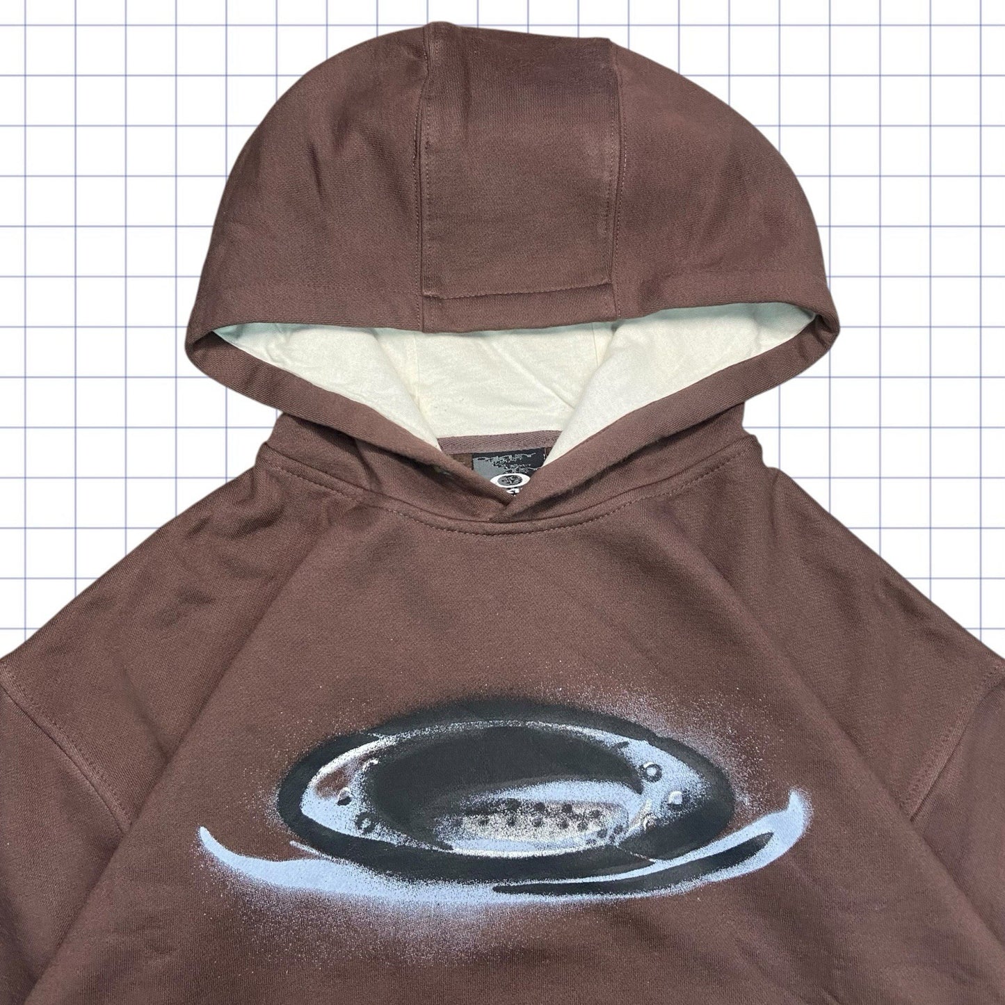 Vintage Oakley Big Logo Hoodie - L