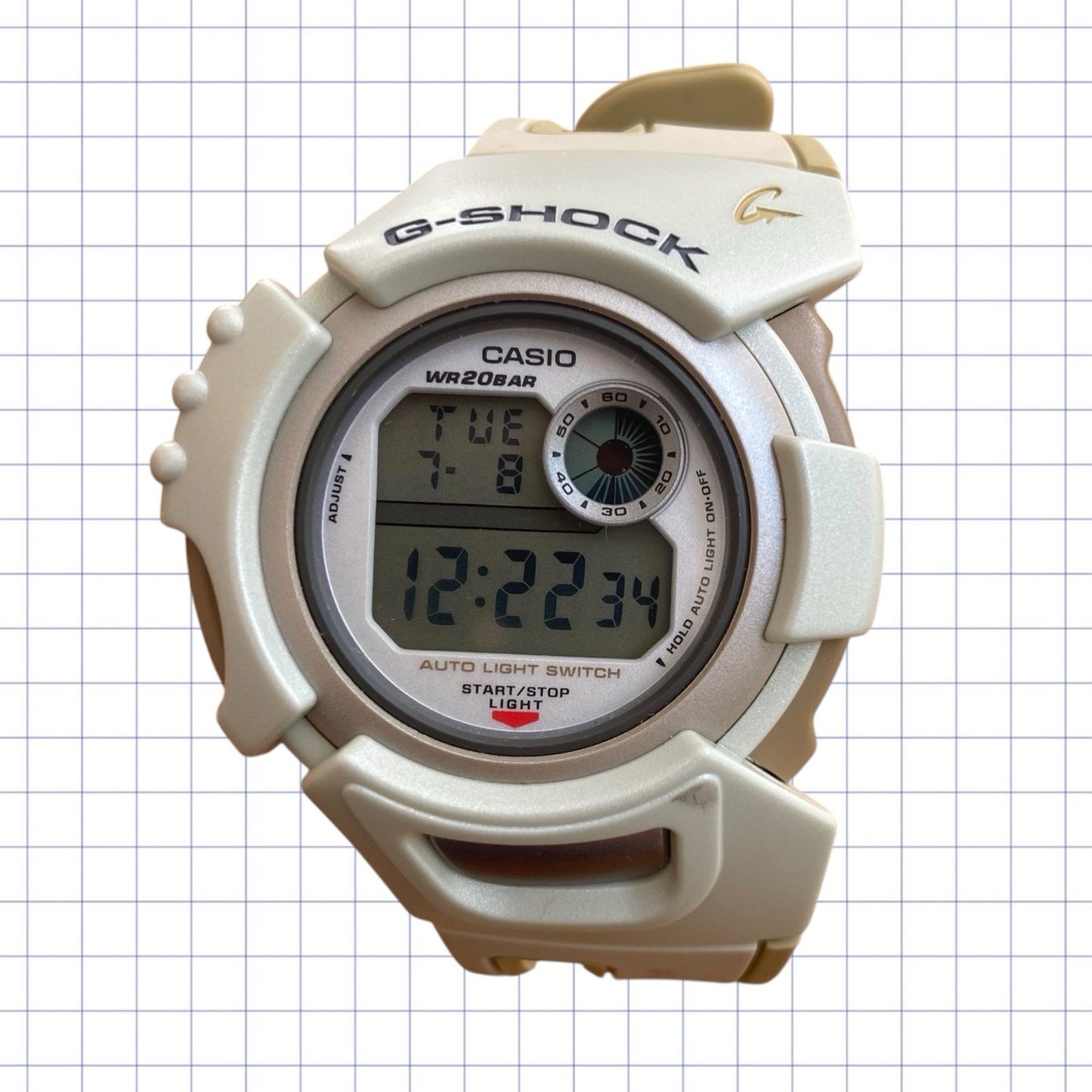 Vintage 1998 CASIO G-Shock DWX-100-9 G-Lide Digital Watch