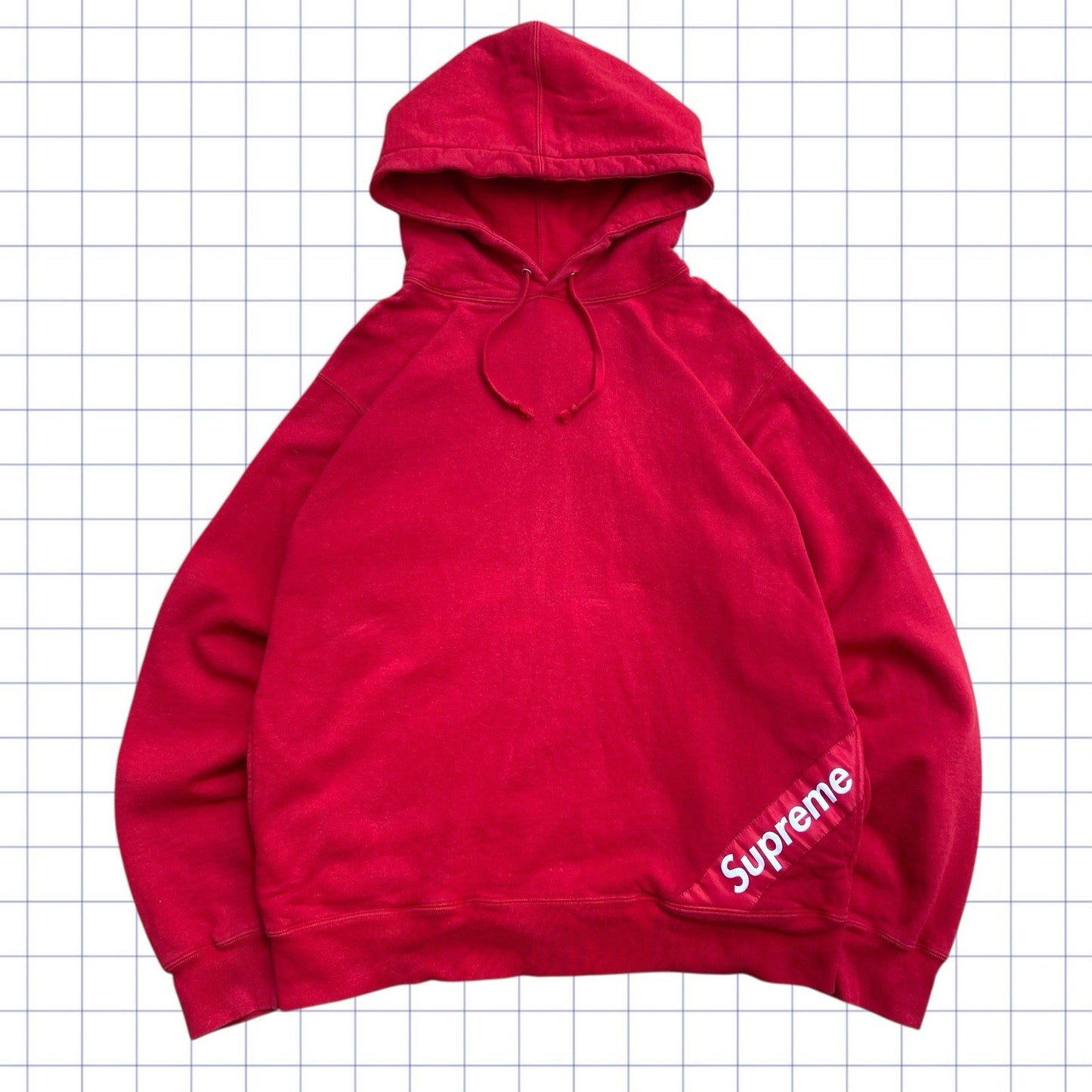 Supreme Corner Logo Hoodie - M