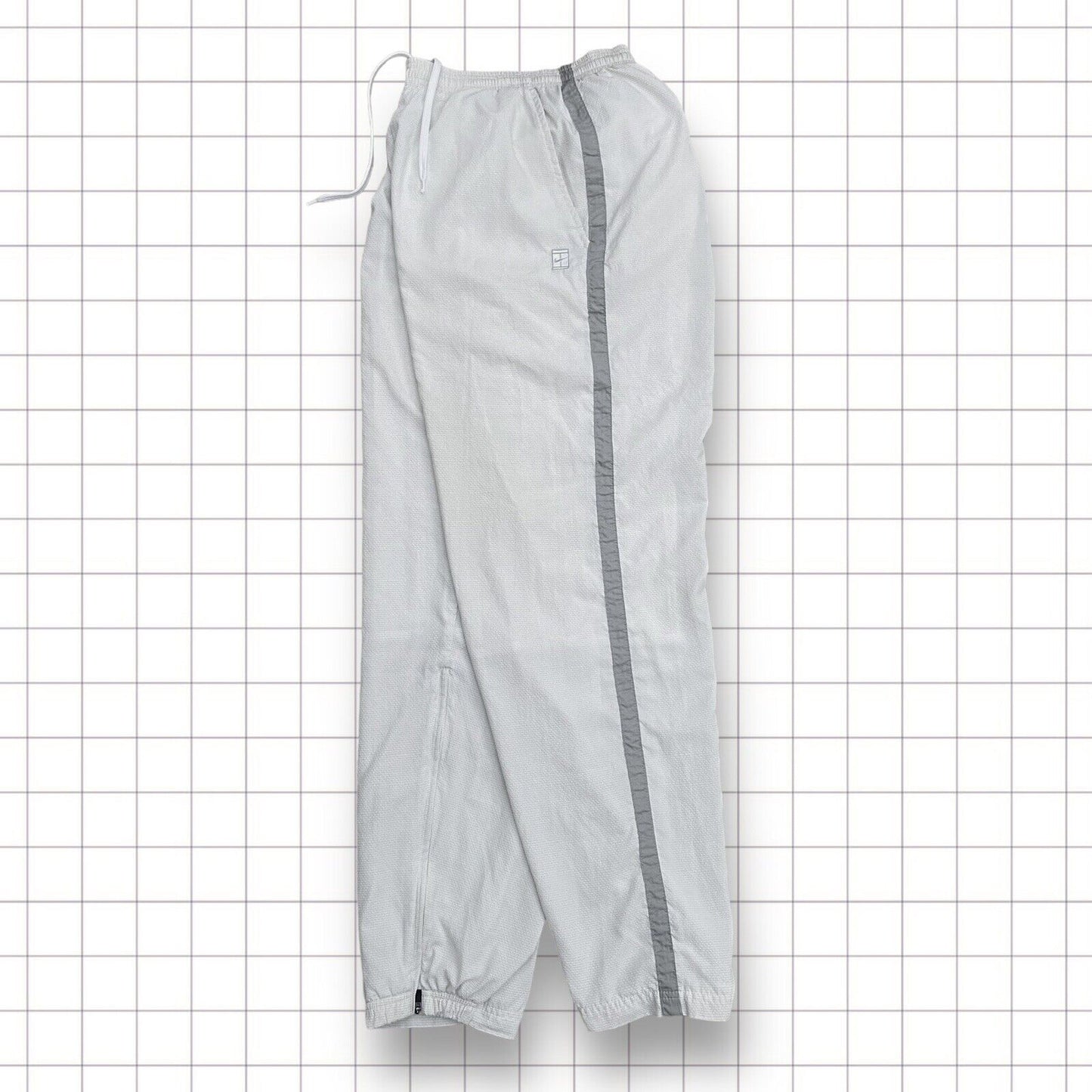 Vintage Nike Challenge Court Tennis Tracksuit - White/Cream - Medium