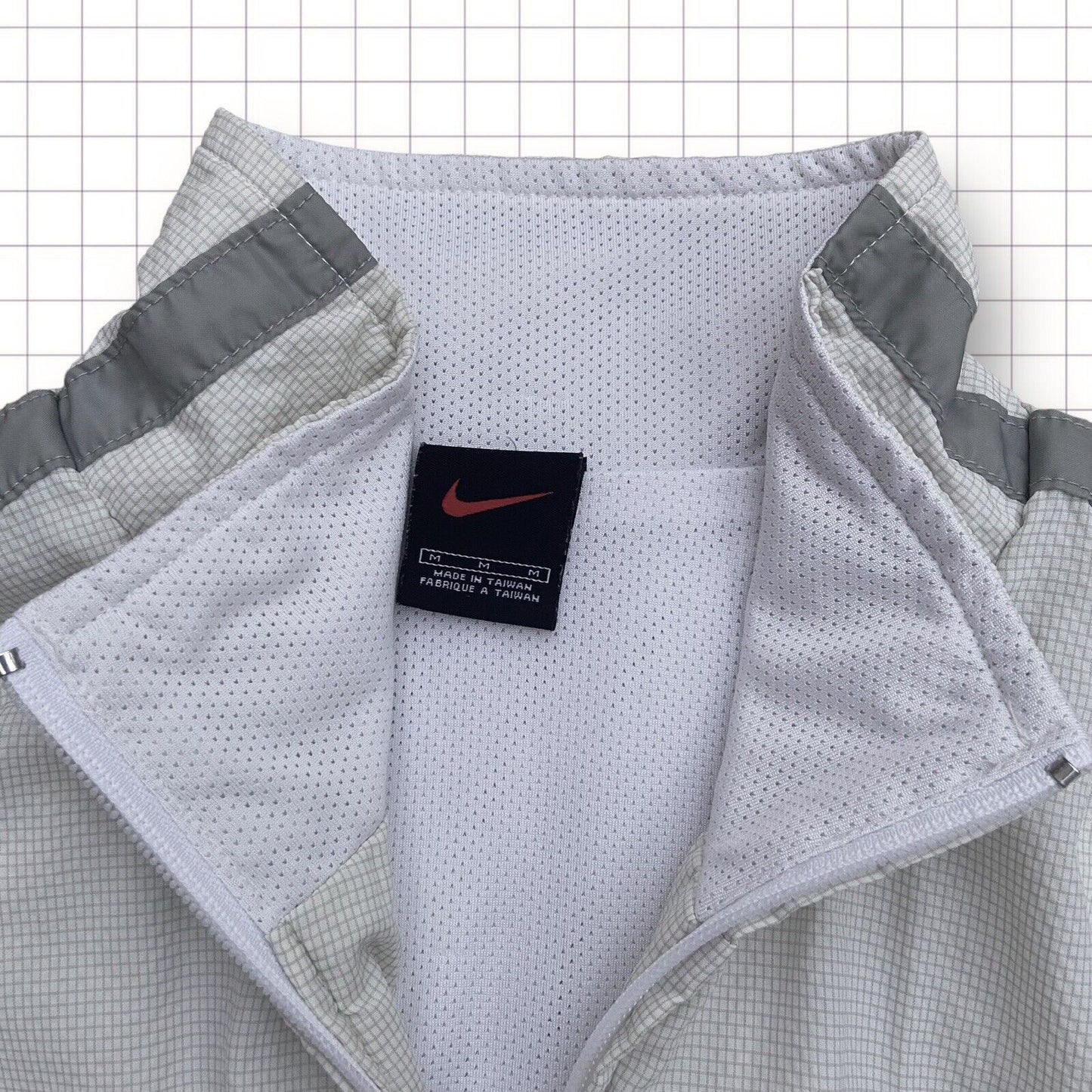 Vintage Nike Challenge Court Tennis Tracksuit - White/Cream - Medium
