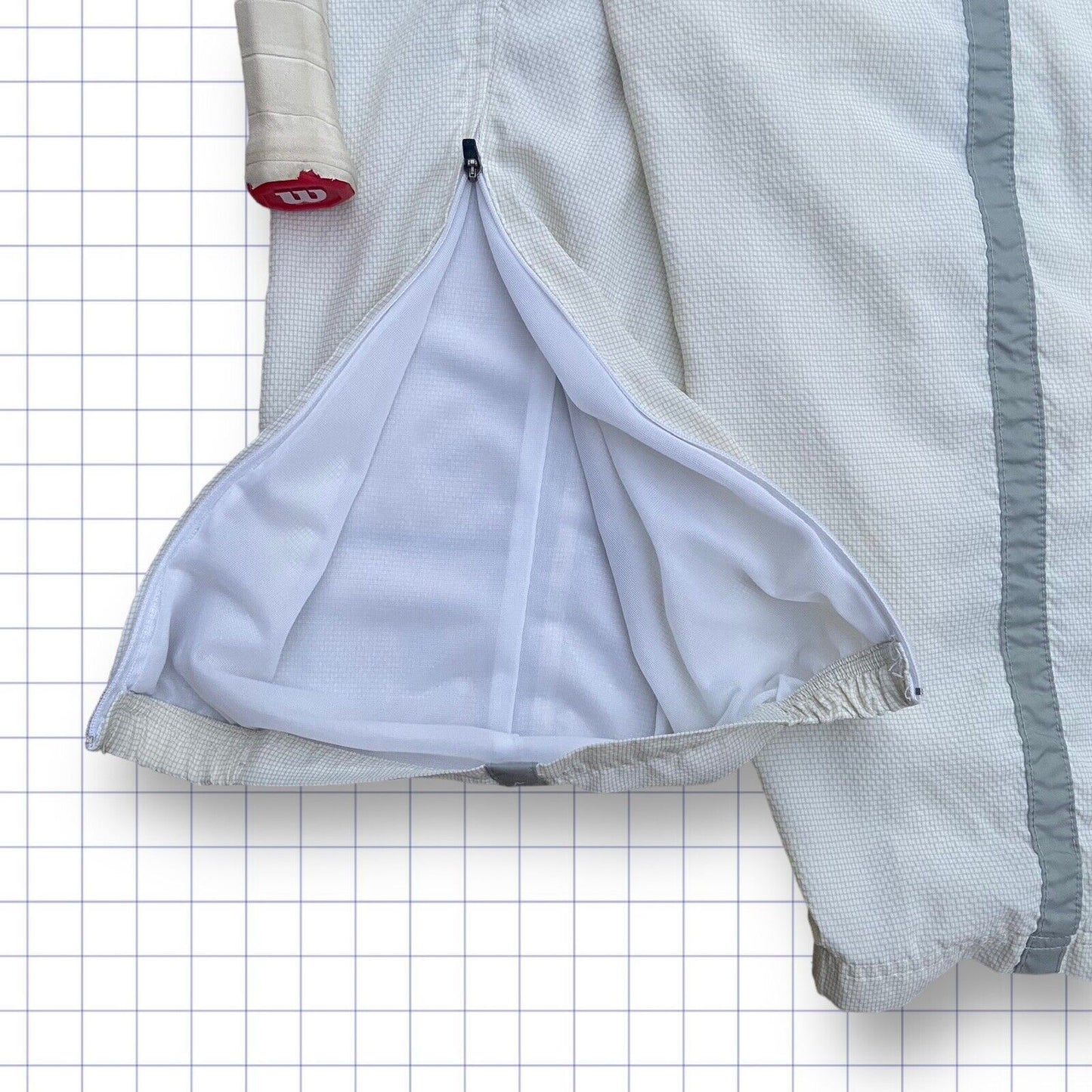 Vintage Nike Challenge Court Tennis Tracksuit - White/Cream - Medium