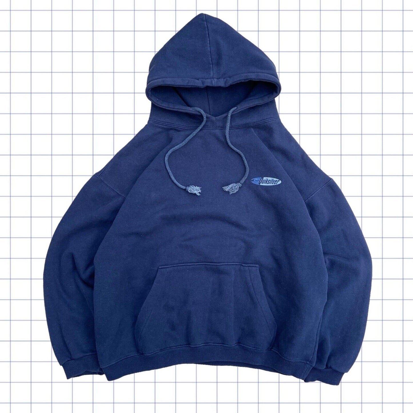 Y2K Quiksilver Spellout Hoodie - M