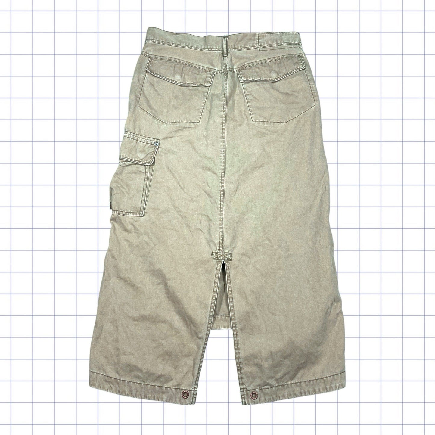 Y2K Military Style Skirt - 29W