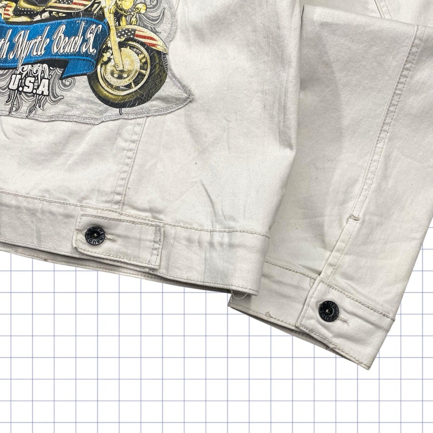 Vintage Rude Motorcycle Jacket - L