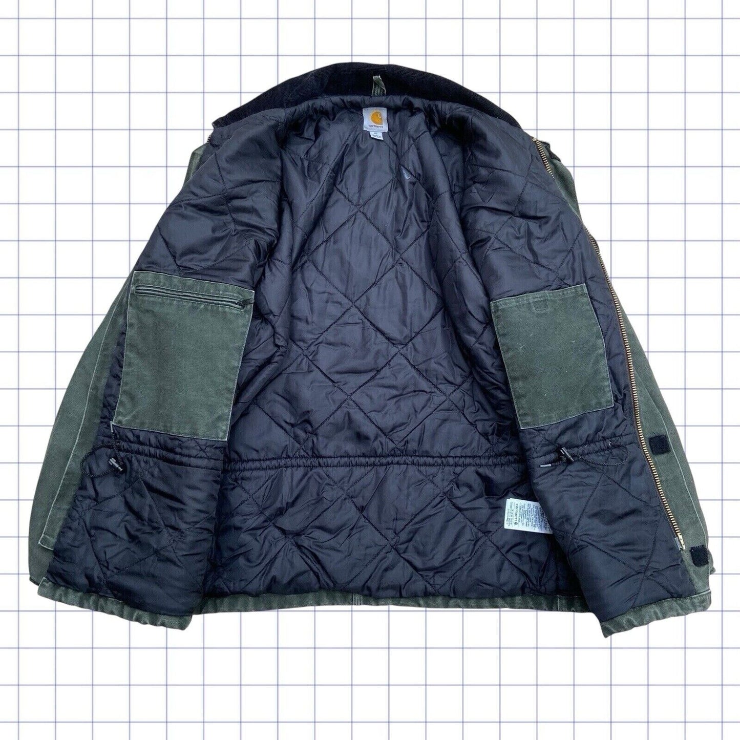 Vintage Carhartt Artic Duck Padded Detroit Jacket - XL