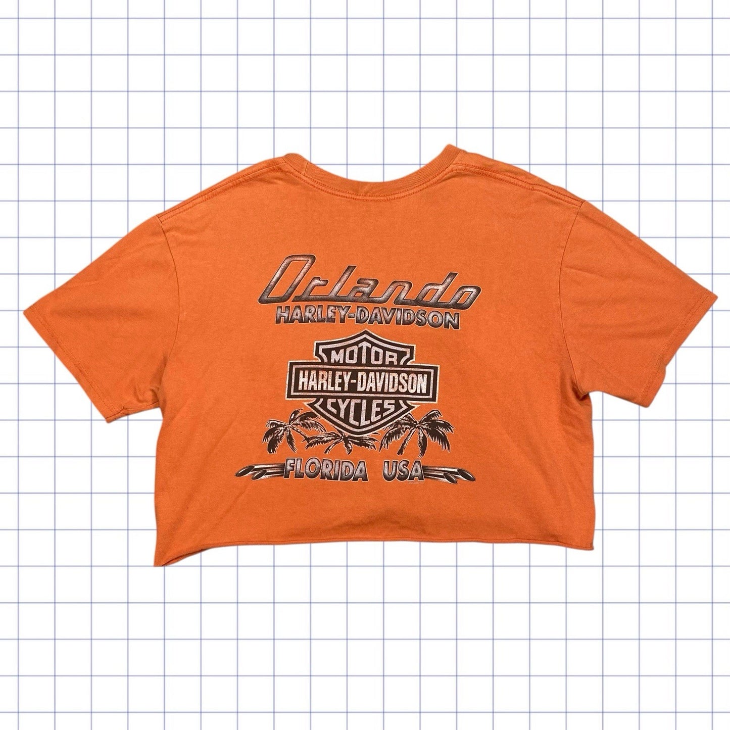 Vintage Harley Davidson Cropped Top - S